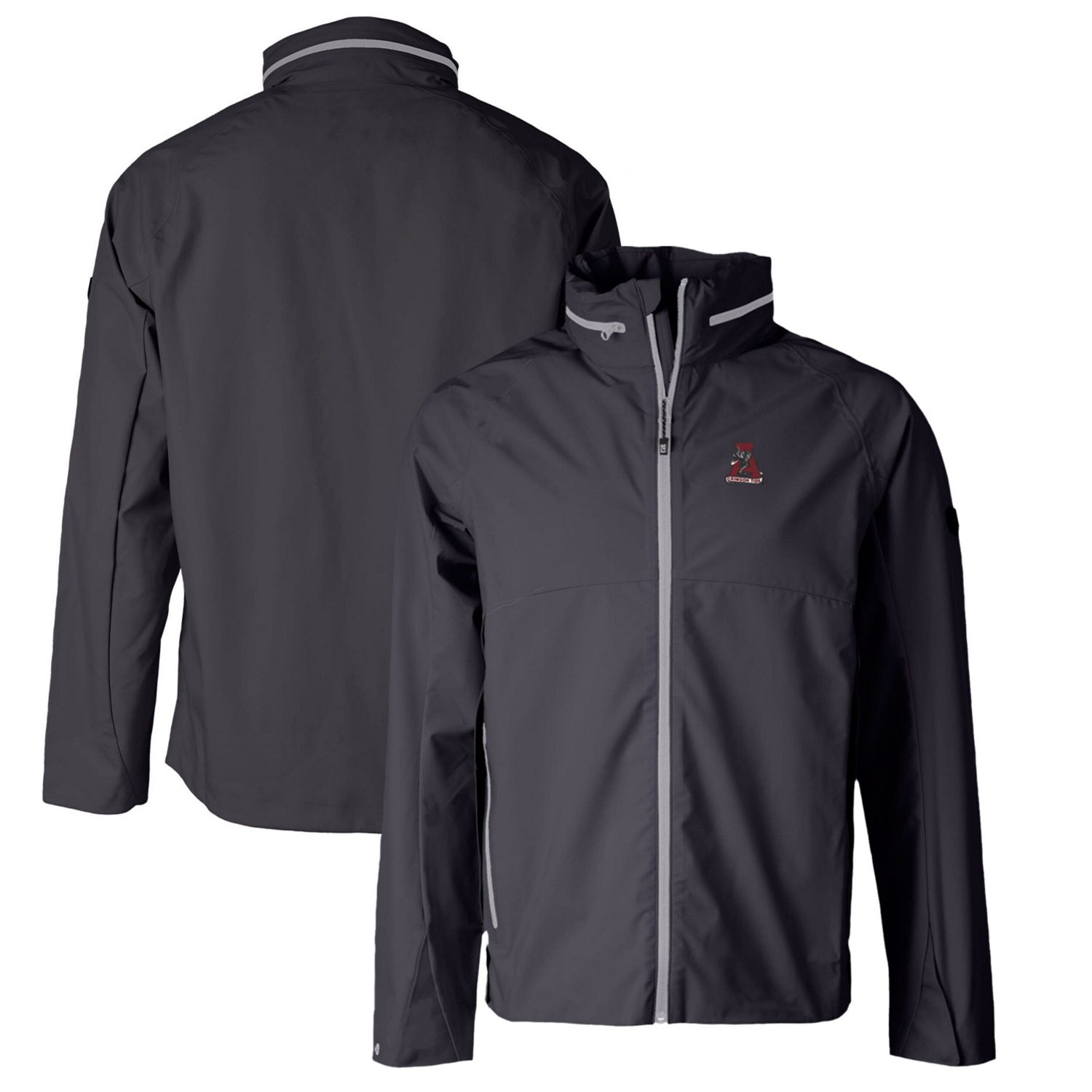 Cutter  Buck Alabama Crimson Tide Vapor Water Repellent Stretch Full-Zip Rain Jacket - view number 1