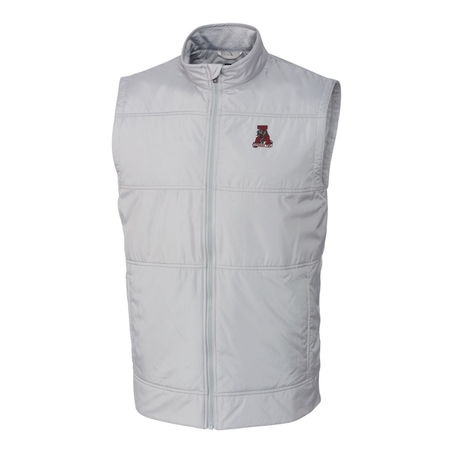 Cutter  Buck Alabama Crimson Tide Vault Stealth Hybrid Quilted Full-Zip Windbreaker Vest - view number 2