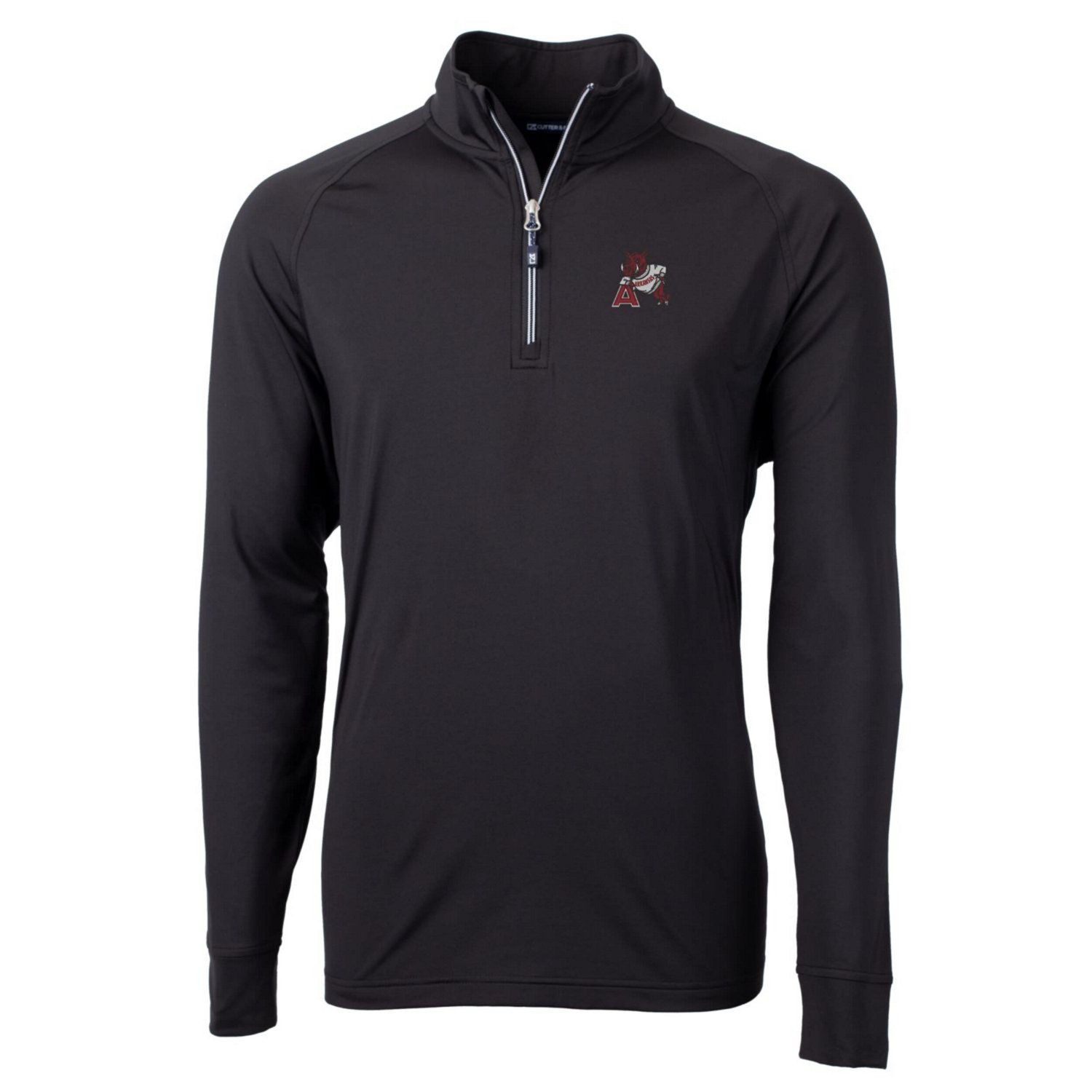 Cutter  Buck Arkansas Razorbacks Adapt Eco Knit Stretch Recycled Quarter-Zip Pullover Top - view number 2