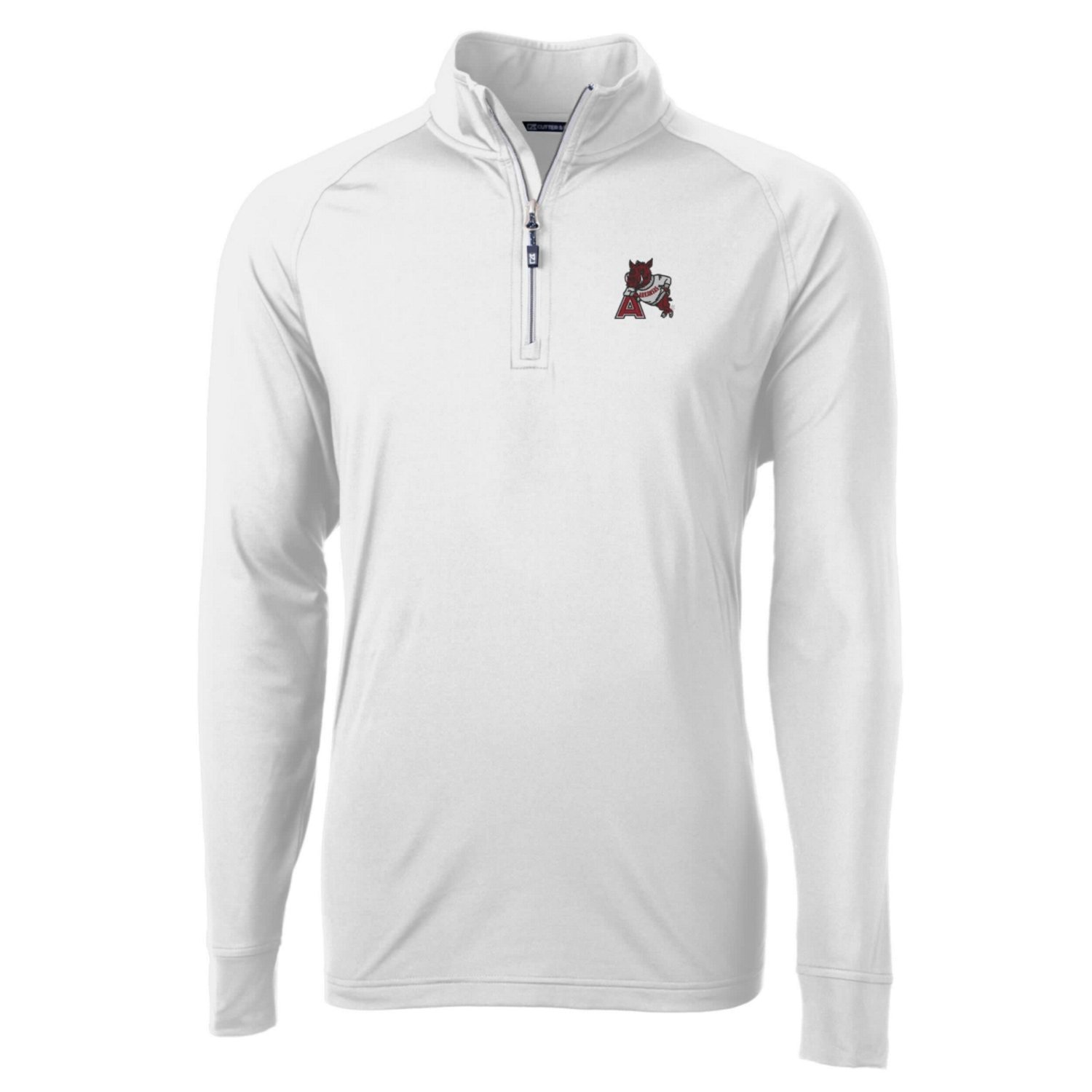 Cutter  Buck Arkansas Razorbacks Adapt Eco Knit Stretch Recycled Quarter-Zip Pullover Top - view number 2