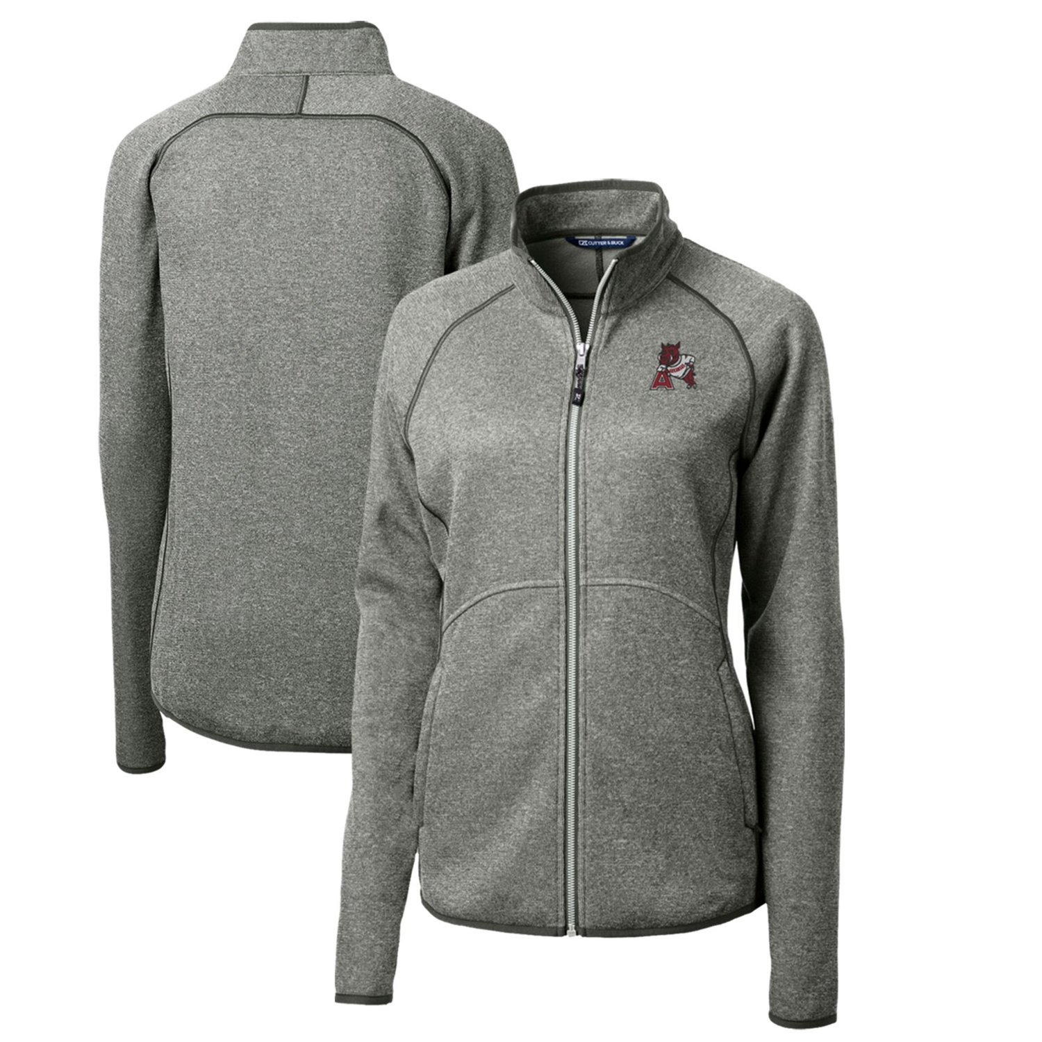 Cutter  Buck Arkansas Razorbacks Mainsail Sweater-Knit Full-Zip Jacket                                                           - view number 1