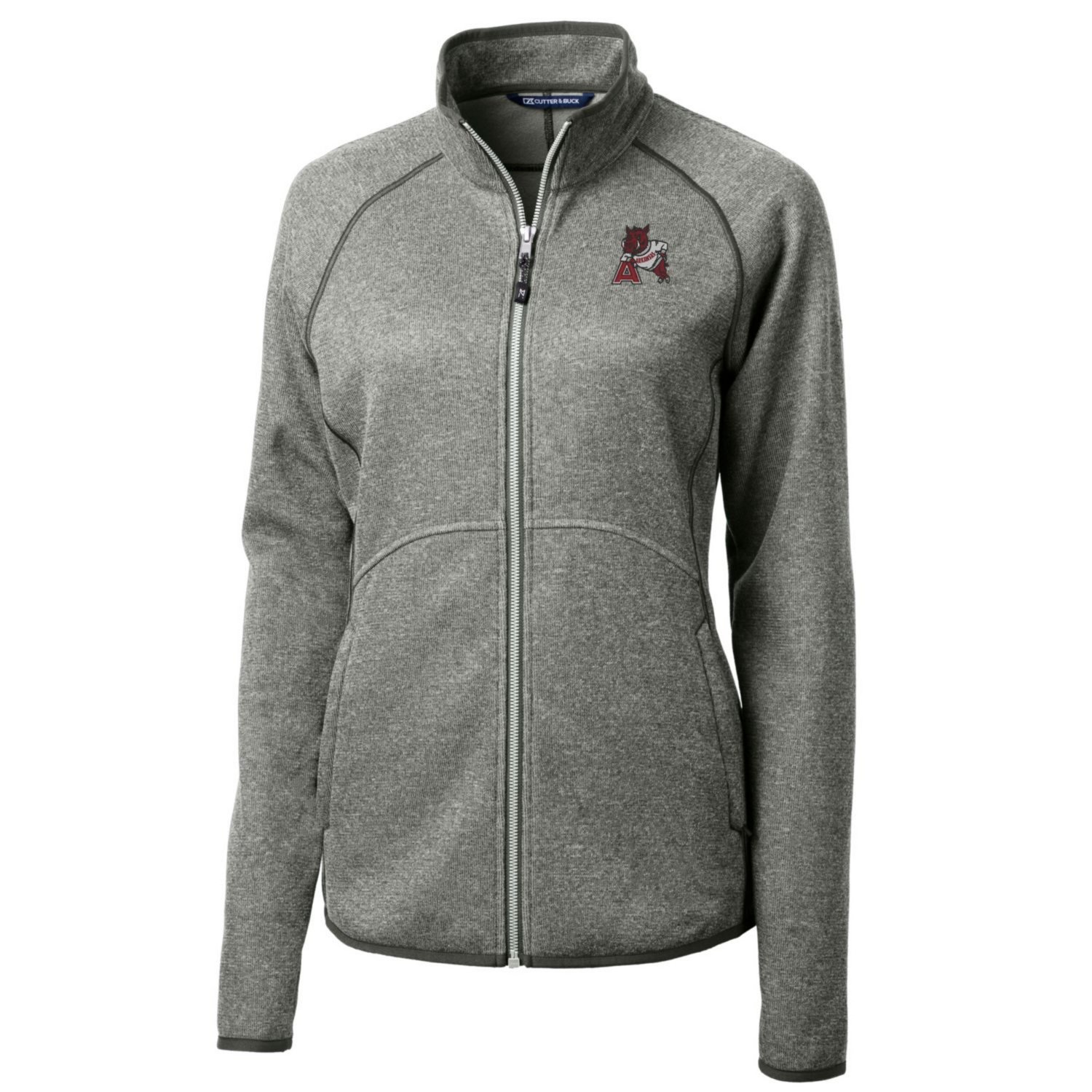 Cutter  Buck Arkansas Razorbacks Mainsail Sweater-Knit Full-Zip Jacket                                                           - view number 2