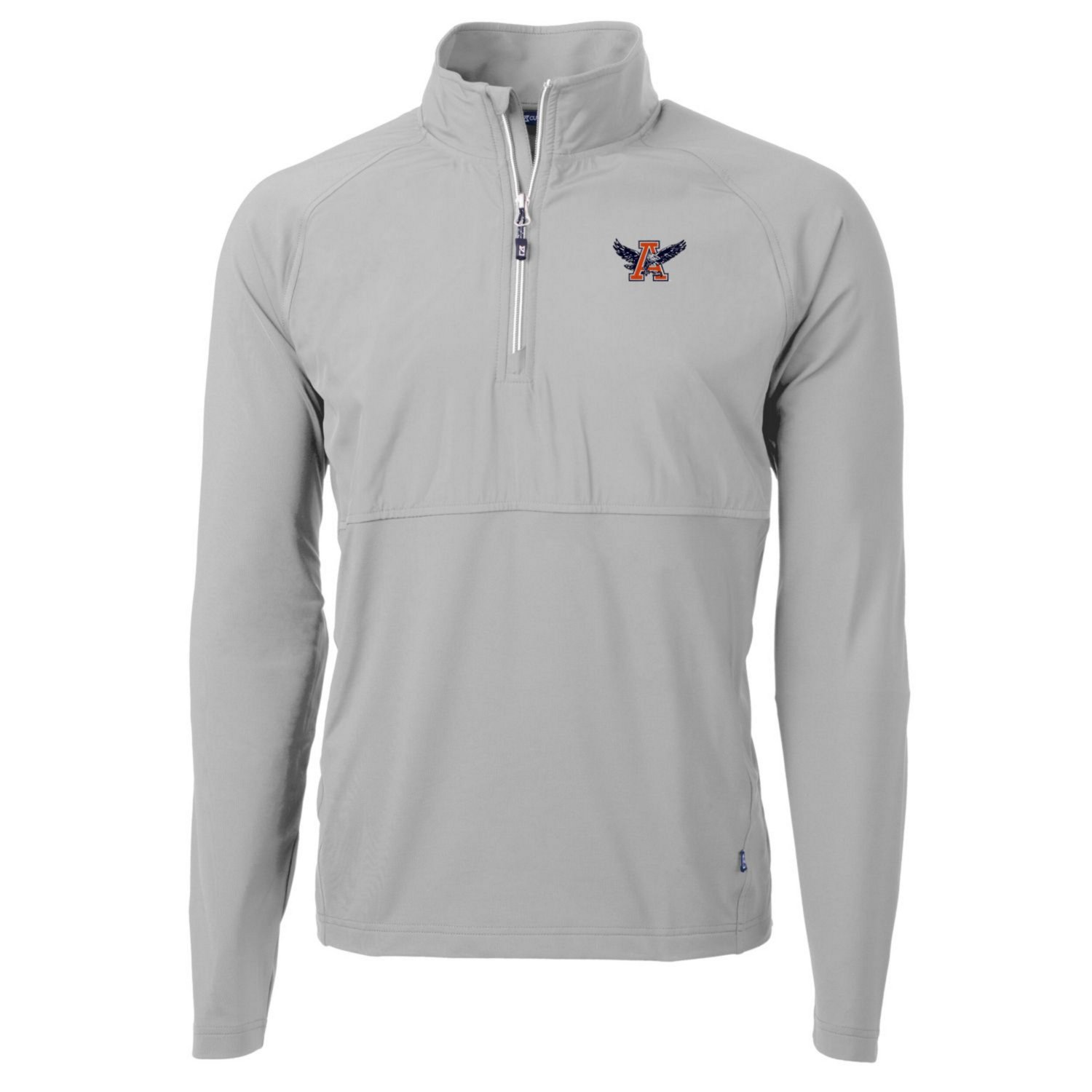 Cutter  Buck Auburn Tigers Adapt Eco Knit Hybrid Recycled Quarter-Zip Pullover Top - view number 2