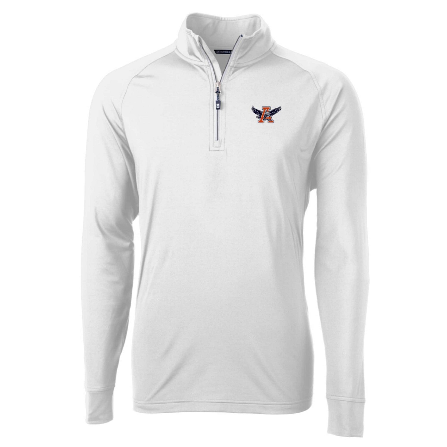 Cutter  Buck Auburn Tigers Adapt Eco Knit Stretch Recycled Quarter-Zip Pullover Top - view number 2