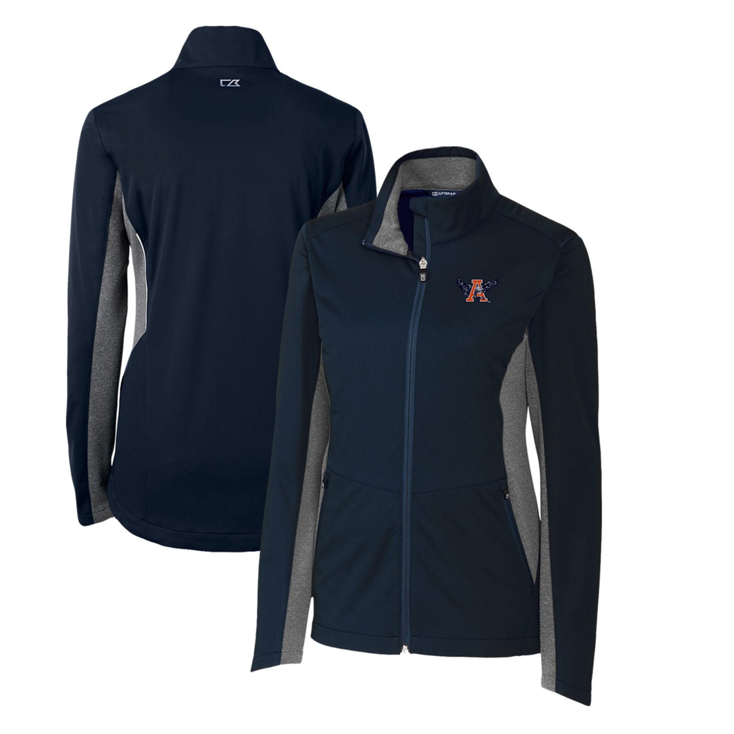 Cutter  Buck Auburn Tigers Vault Navigate Softshell Full-Zip Jacket                                                              - view number 1