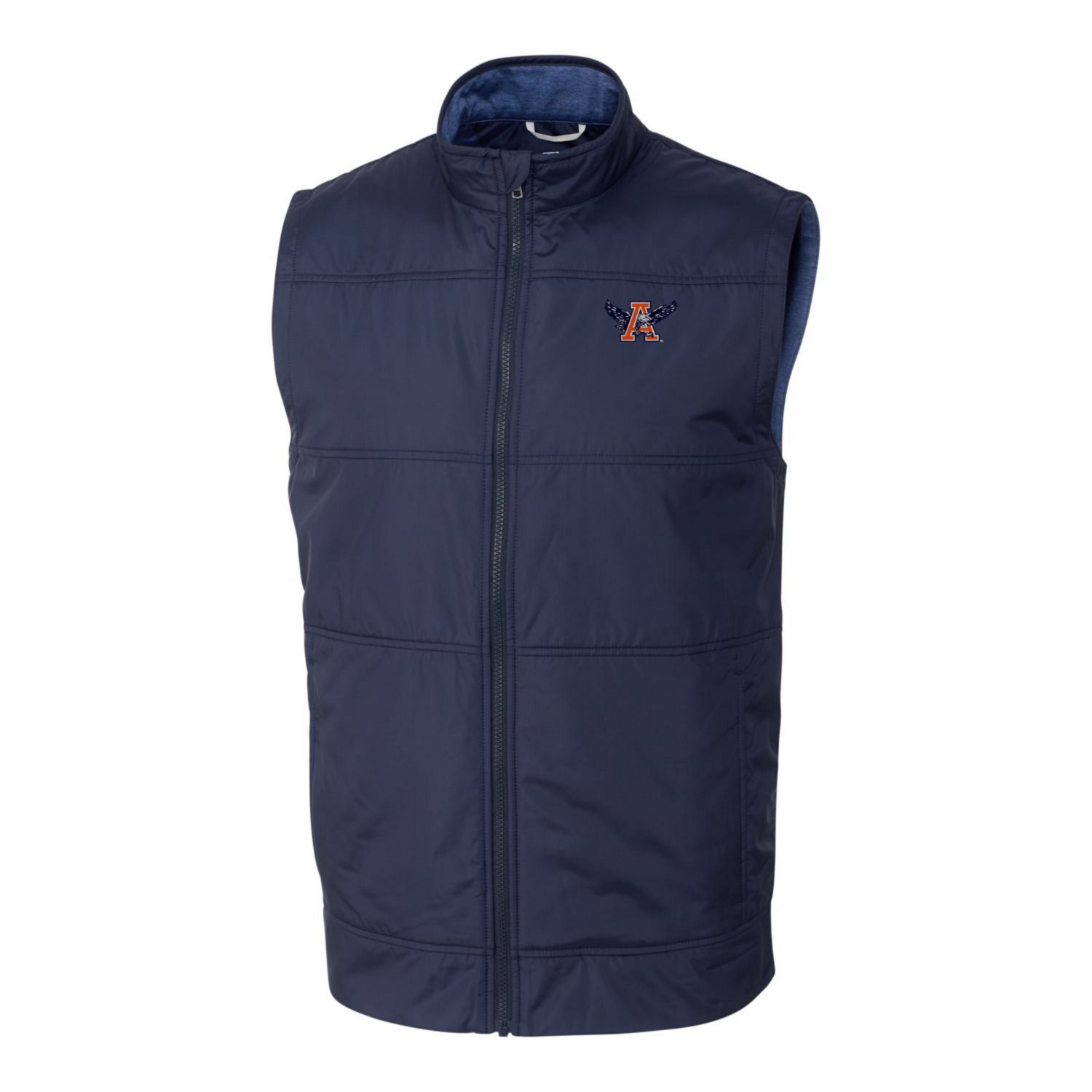Cutter  Buck Auburn Tigers Vault Stealth Hybrid Quilted Full-Zip Windbreaker Vest                                                - view number 2