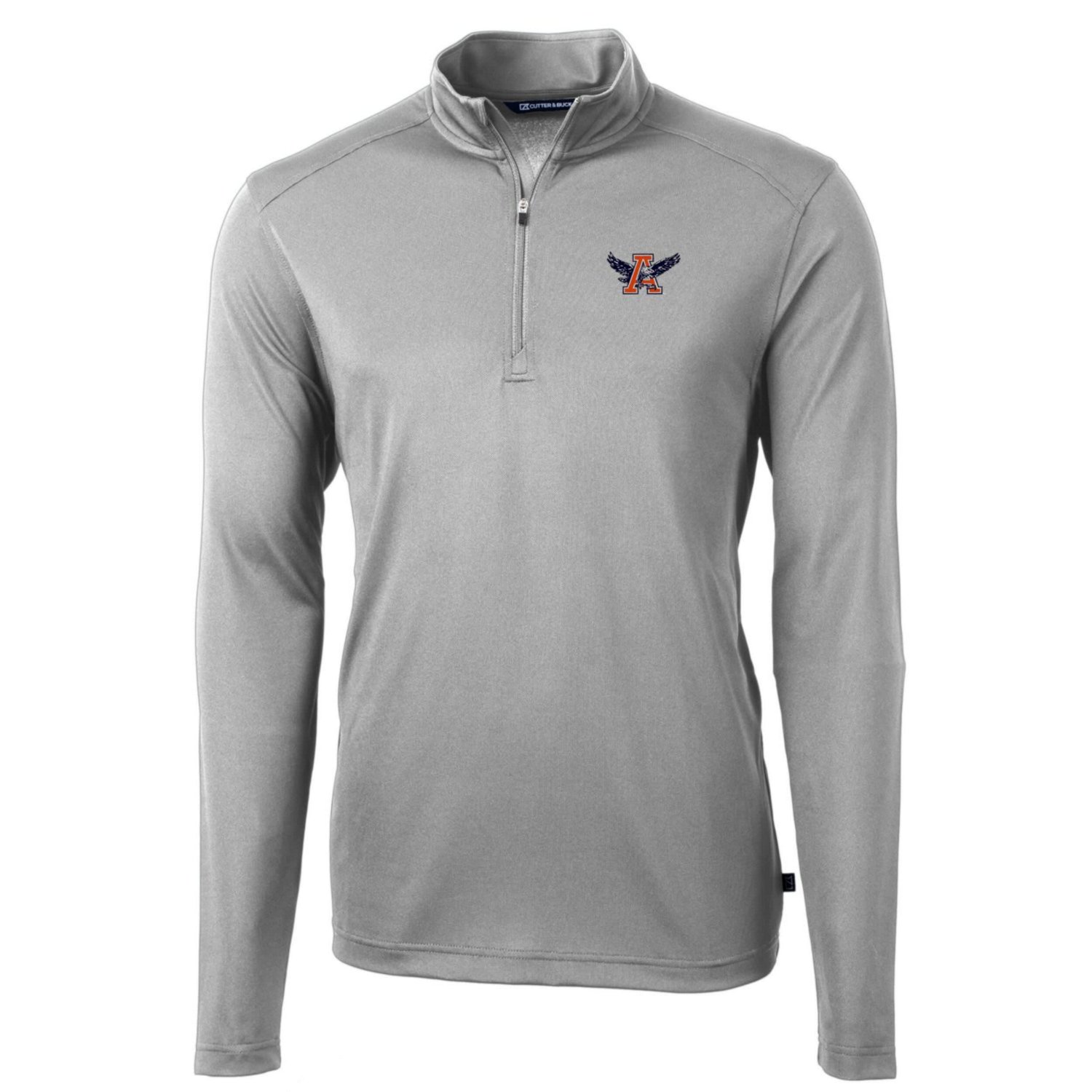 Cutter  Buck Auburn Tigers Virtue Eco Pique Recycled Quarter-Zip Pullover Top - view number 2