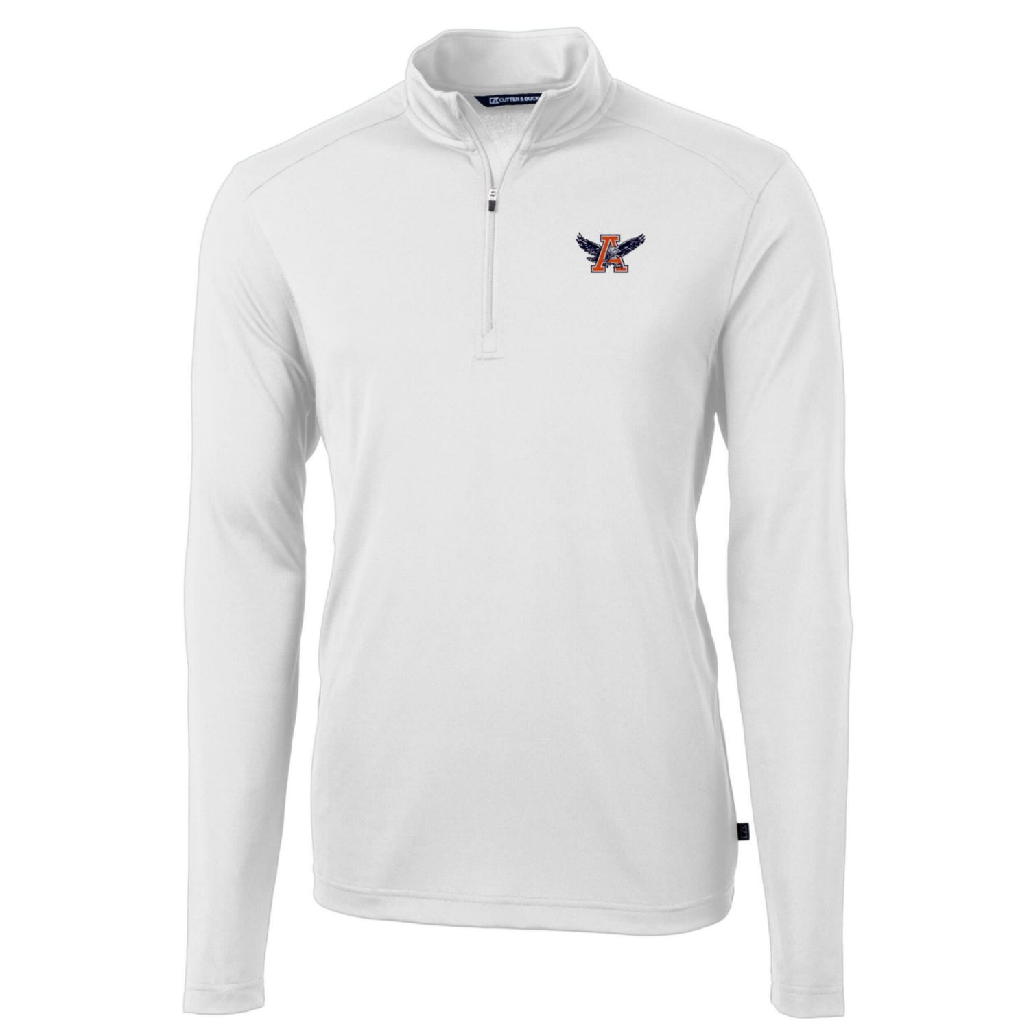 Cutter  Buck Auburn Tigers Virtue Eco Pique Recycled Quarter-Zip Pullover Top - view number 2