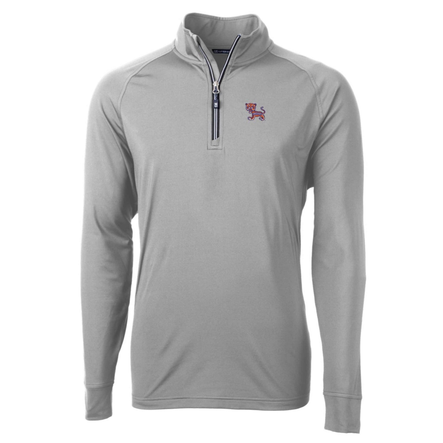 Cutter  Buck Clemson Tigers Adapt Eco Knit Stretch Recycled Quarter-Zip Pullover Top - view number 2