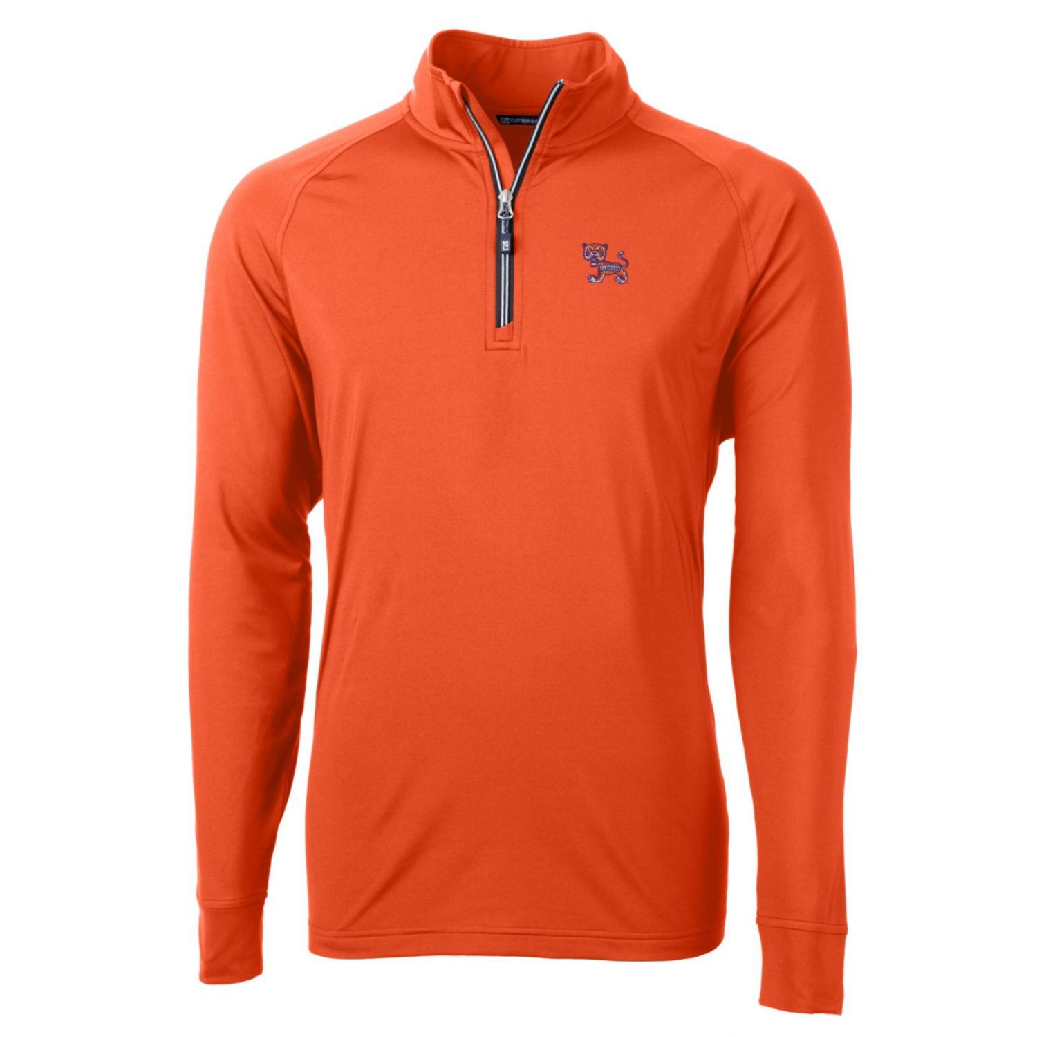 Cutter  Buck Clemson Tigers Adapt Eco Knit Stretch Recycled Quarter-Zip Pullover Top - view number 2