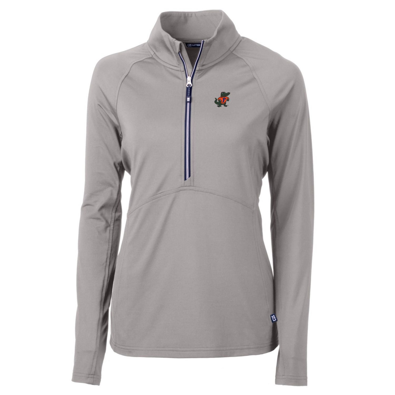 Cutter  Buck Florida Gators Adapt Eco Knit Stretch Recycled Half-Zip Pullover Top - view number 2