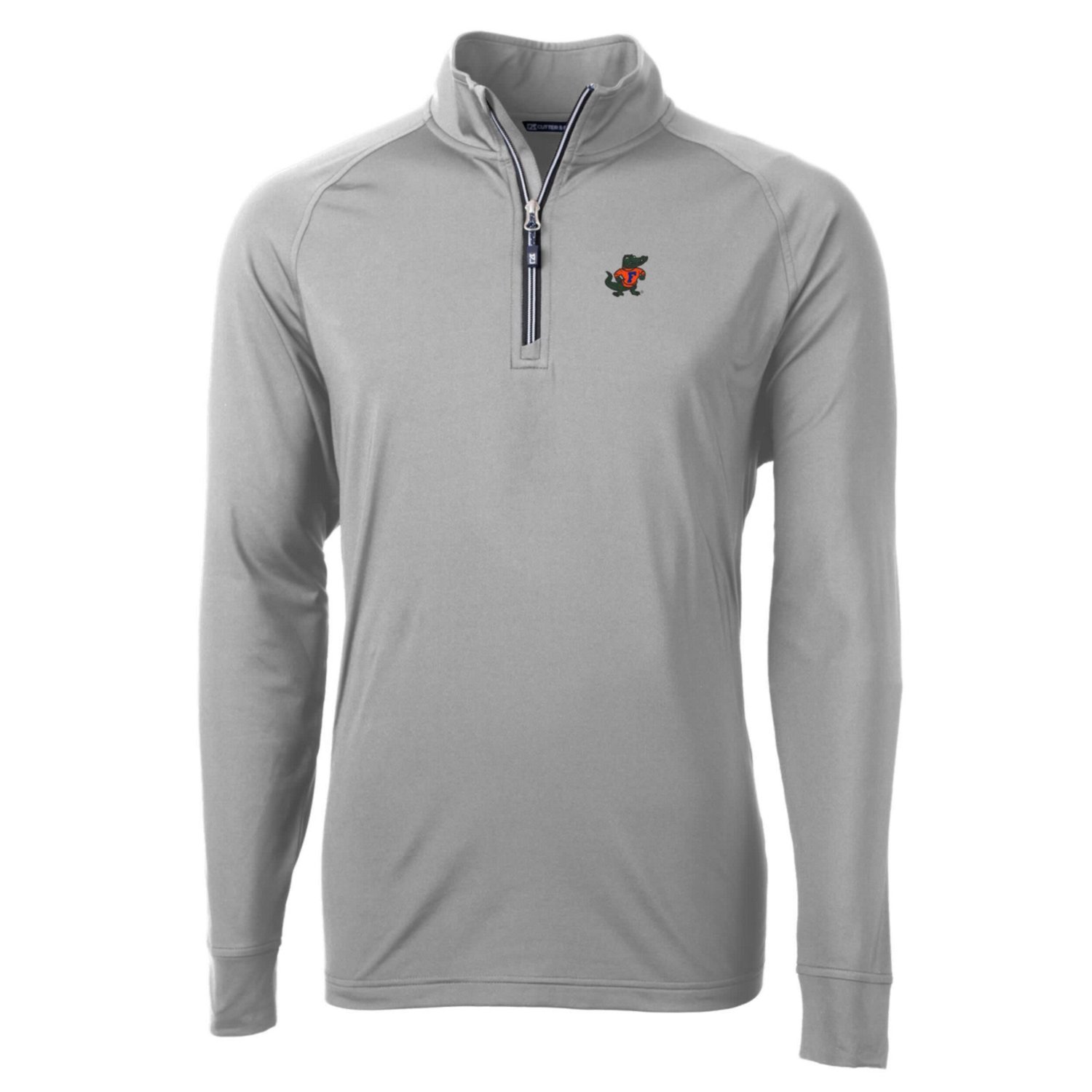 Cutter  Buck Florida Gators Adapt Eco Knit Stretch Recycled Quarter-Zip Pullover Top - view number 2
