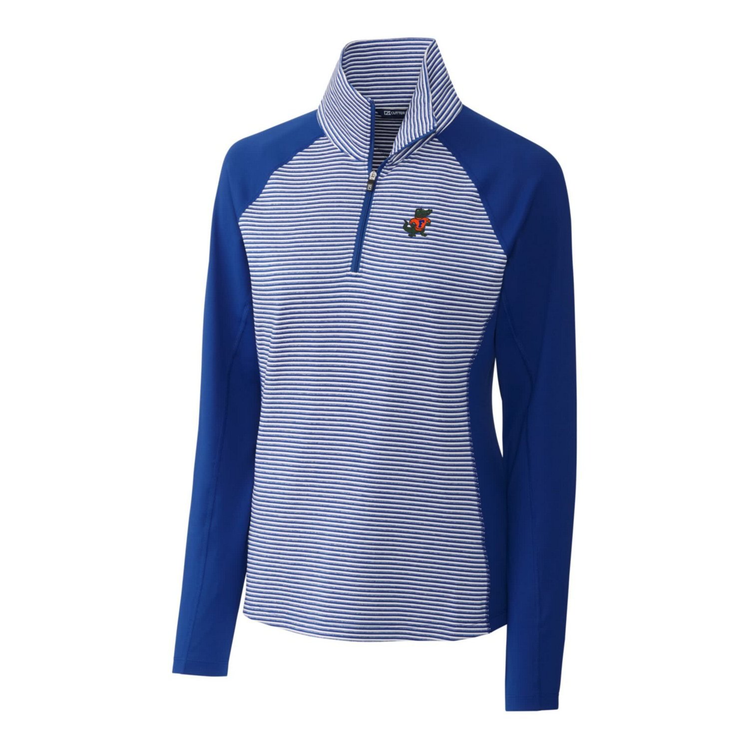 Cutter  Buck Florida Gators Forge Tonal Stripe Stretch Half-Zip Pullover Top - view number 2