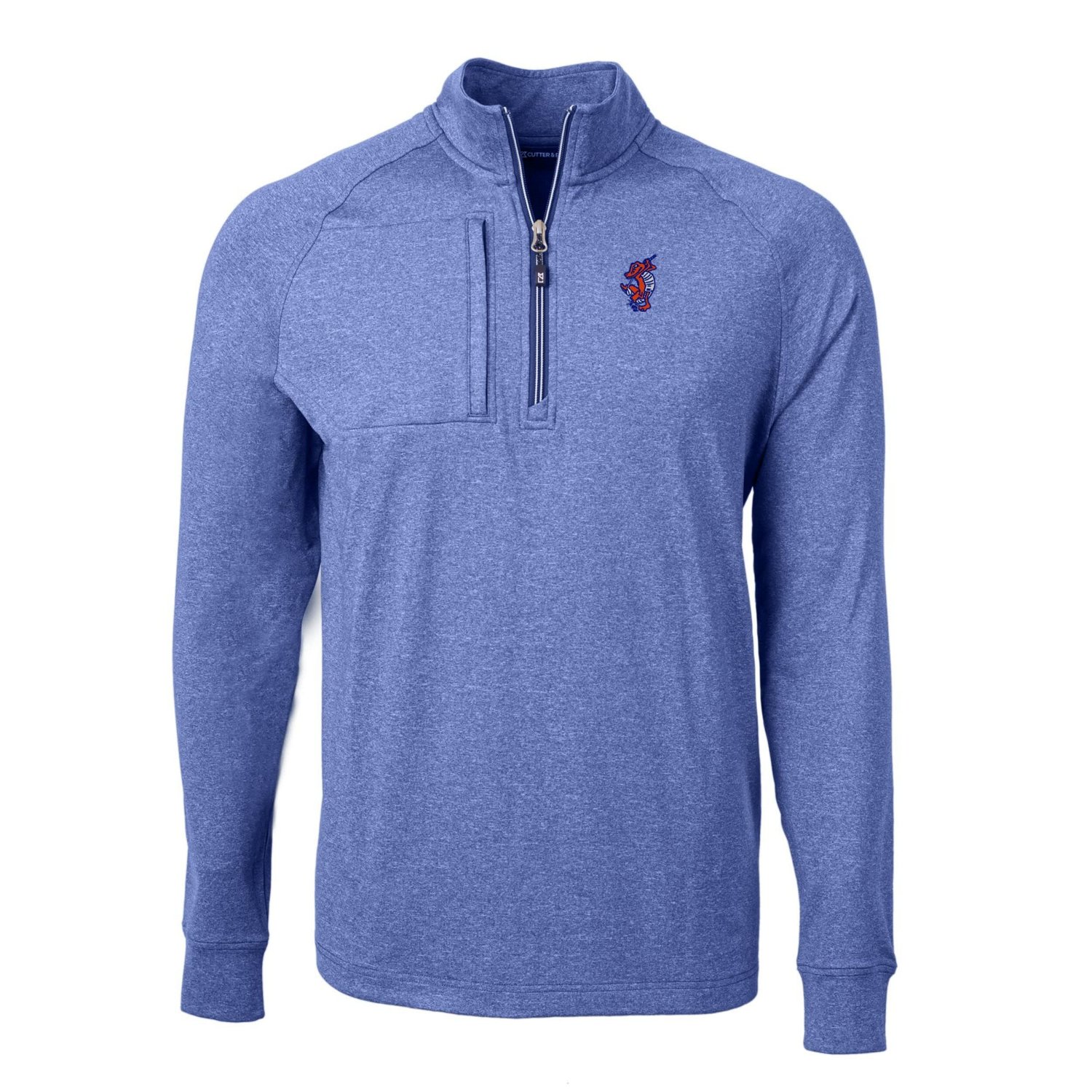 Cutter  Buck Florida Gators Swinging Gator Adapt Eco Knit Hybrid Recycled Quarter-Zip Pullover Top - view number 2