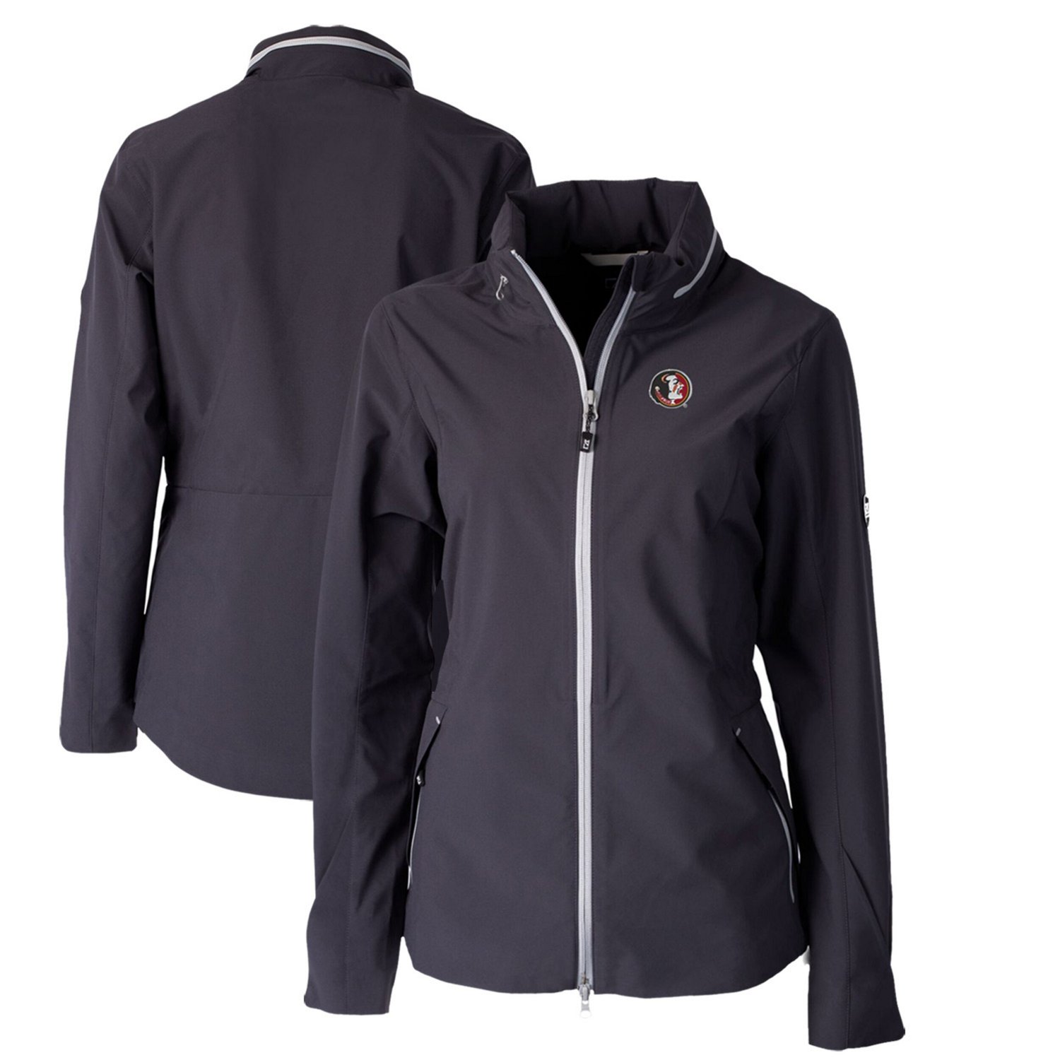 Cutter  Buck Florida State Seminoles Vault Vapor Water Repellent Stretch Full-Zip Rain Jacket - view number 1