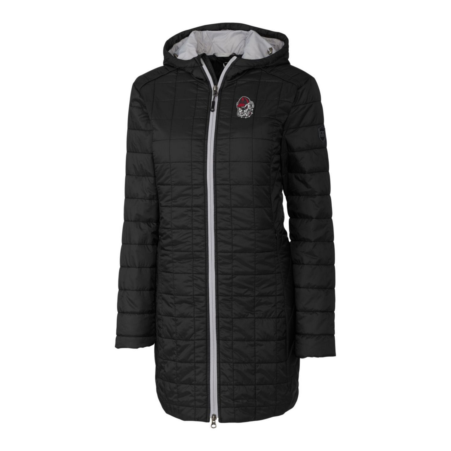 Cutter  Buck Georgia Bulldogs Rainier Primaloft Eco Hooded Long Coat                                                             - view number 2