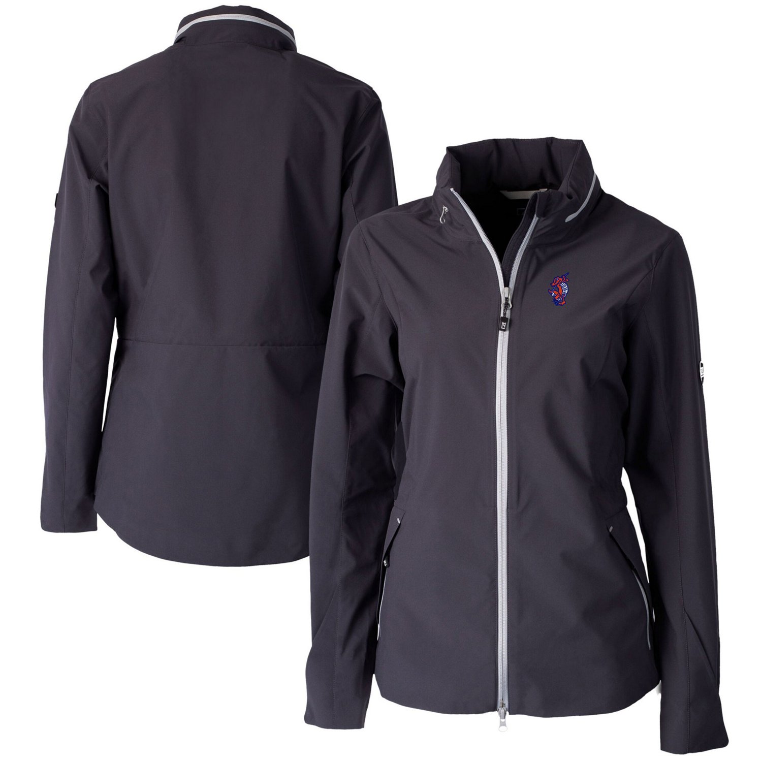 Cutter  Buck Gray Florida Gators Swinging Gator Vapor Water Repellent Stretch Full-Zip Rain Jacket - view number 1