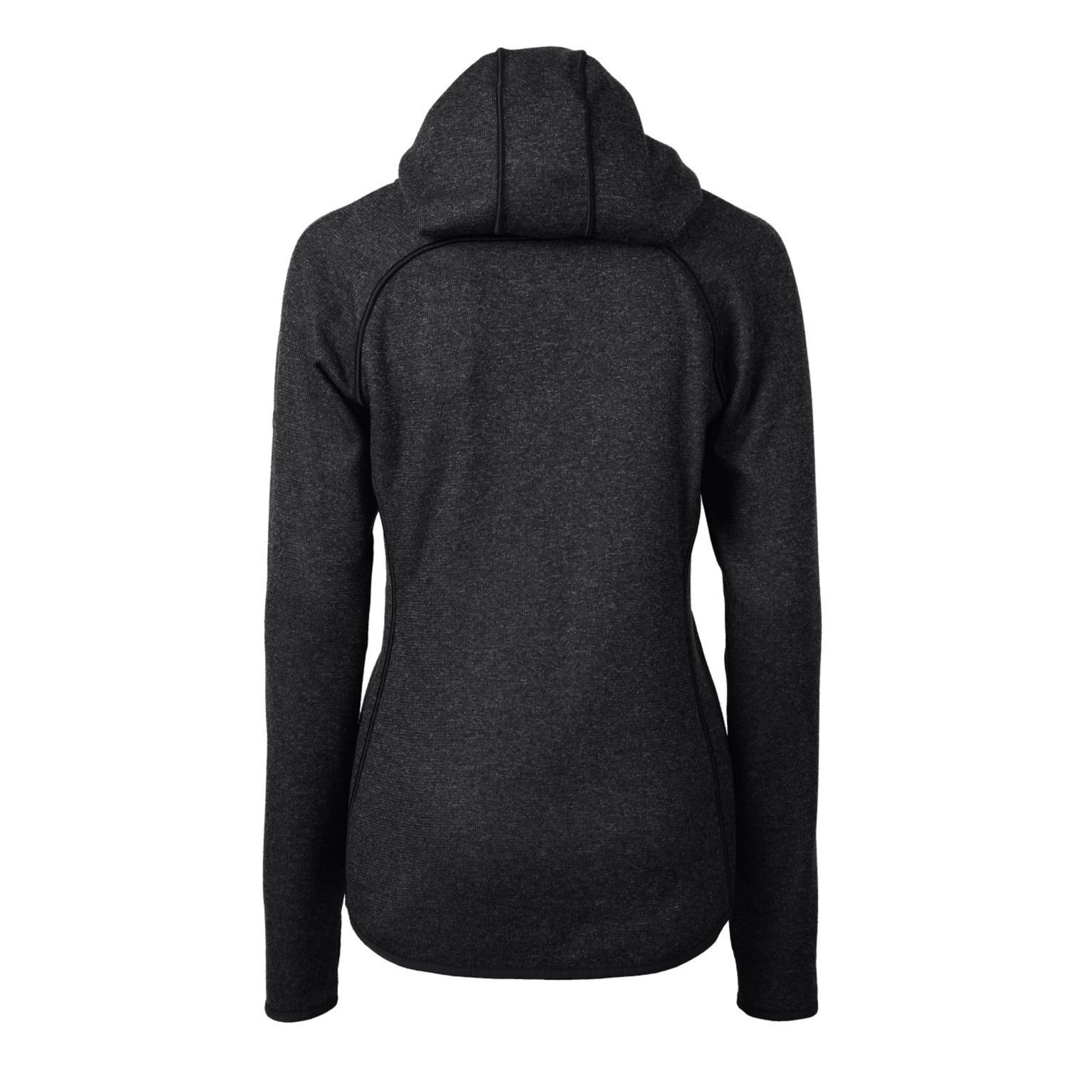 Cutter  Buck Heather Clemson Tigers Mainsail Sweater-Knit Full-Zip Hoodie                                                        - view number 3