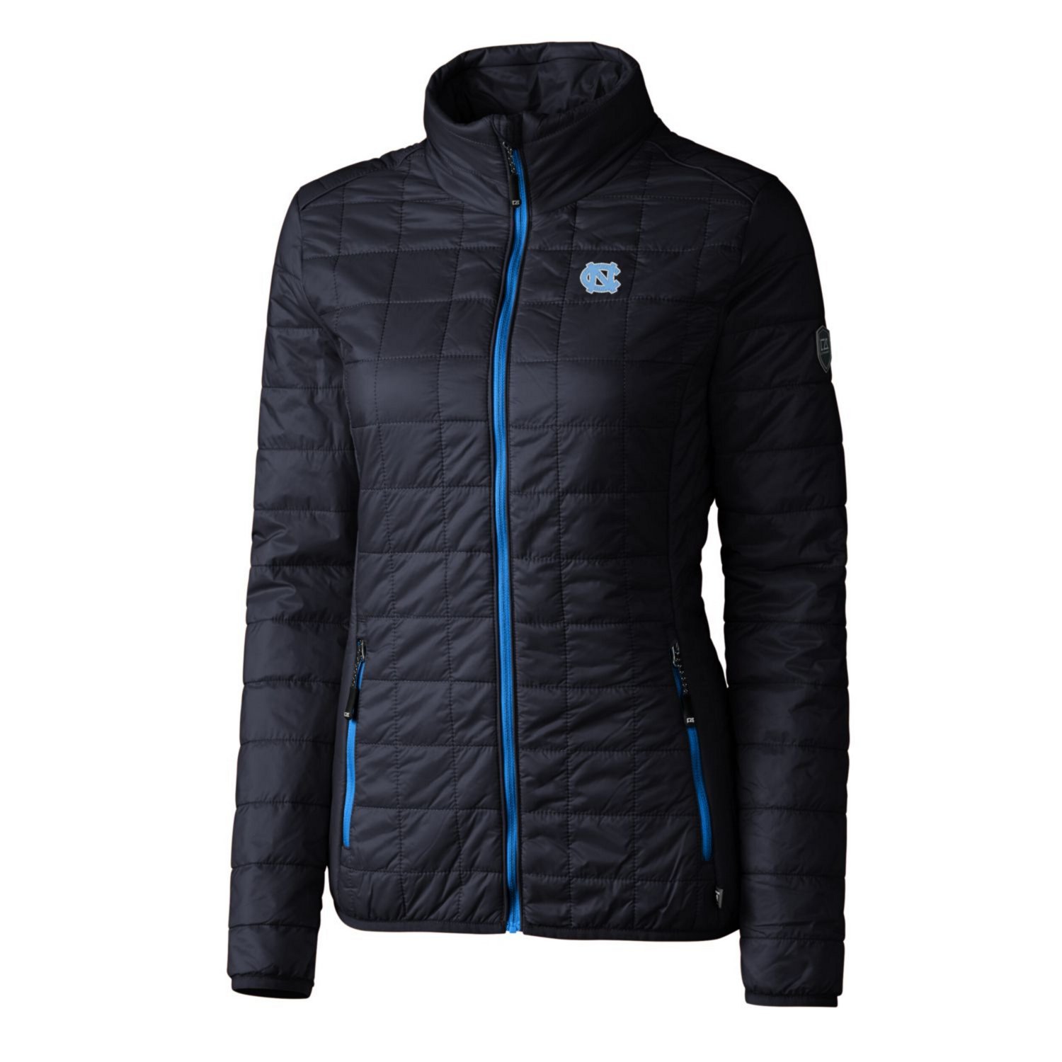 Cutter  Buck Heather North Carolina Tar Heels Rainier Eco Insulated Puffer Full-Zip Jacket                                       - view number 2