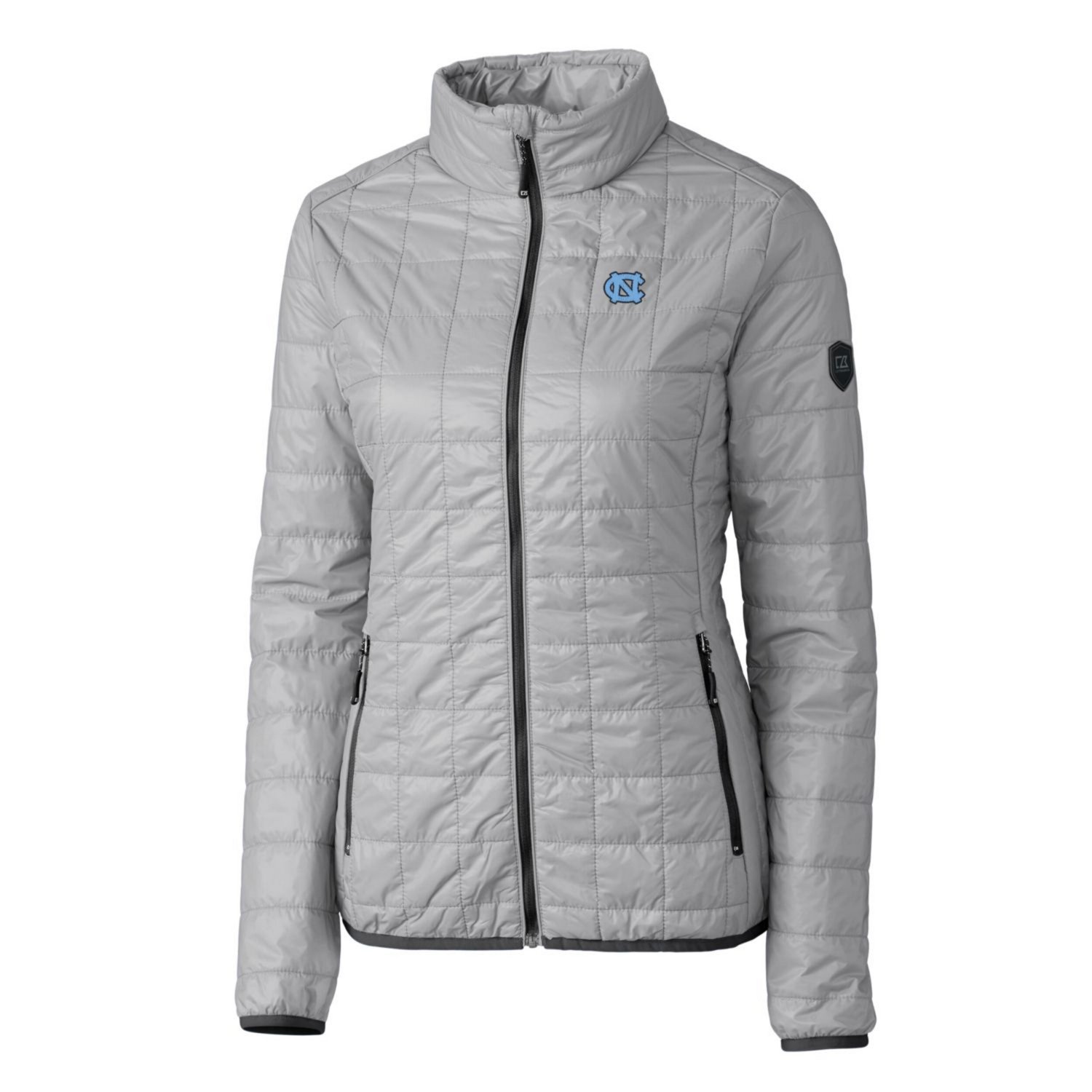 Cutter  Buck Heather North Carolina Tar Heels Rainier Eco Insulated Puffer Full-Zip Jacket                                       - view number 2