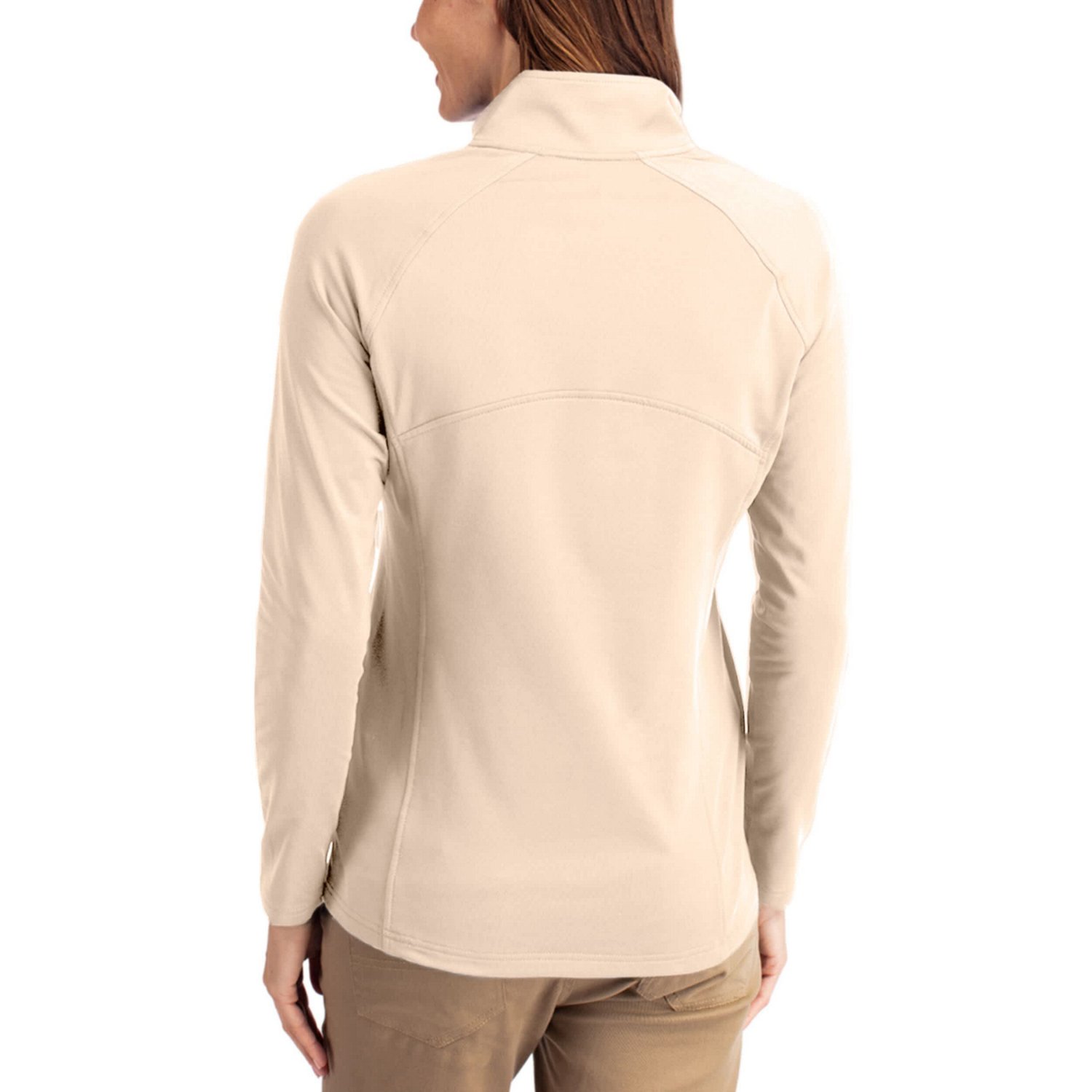 Cutter  Buck Houston Astros Cooperstown Collection Adapt Eco Knit Stretch Half-Zip Pullover - view number 2