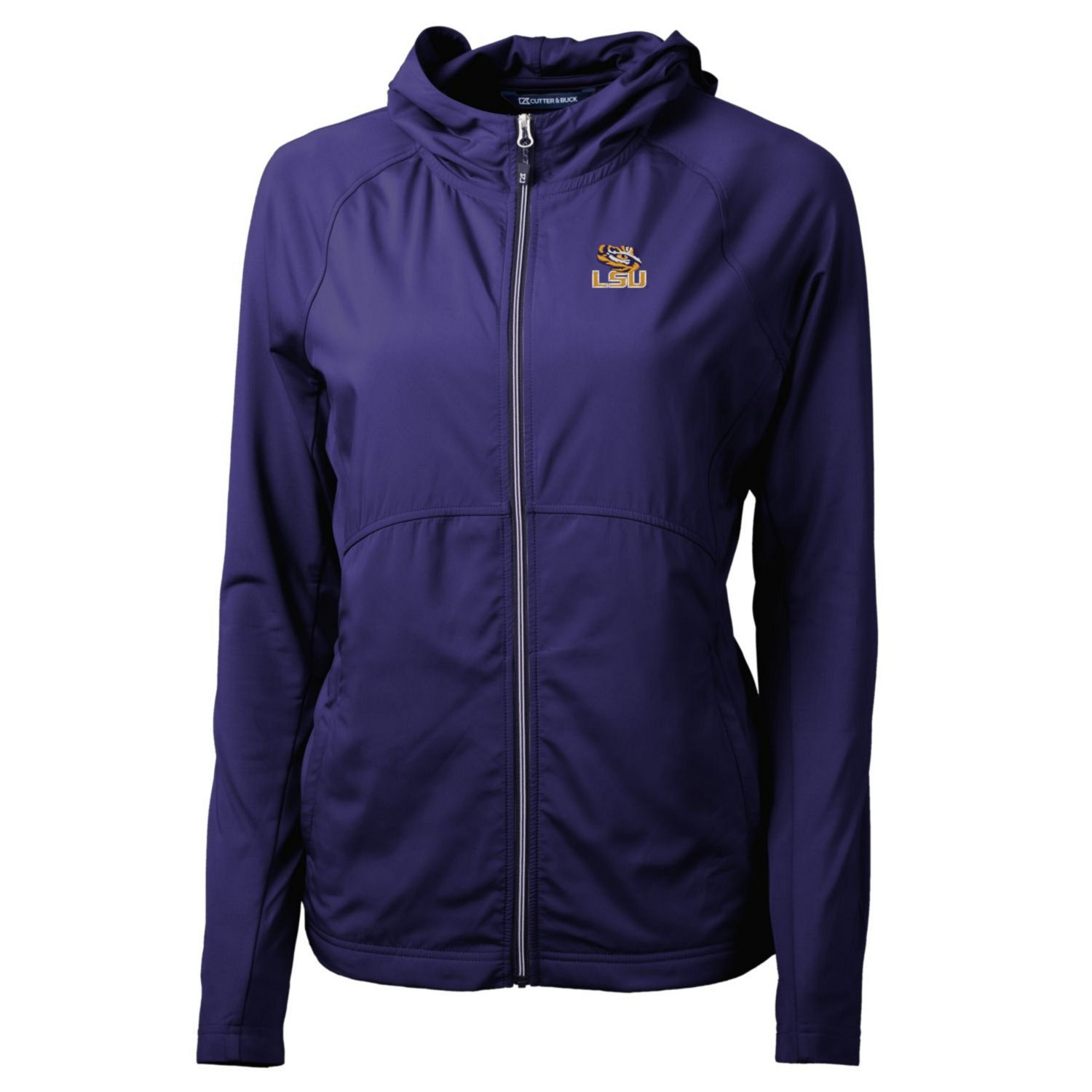 Cutter  Buck LSU Tigers Adapt Eco Knit Full-Zip Hoodie                                                                           - view number 2