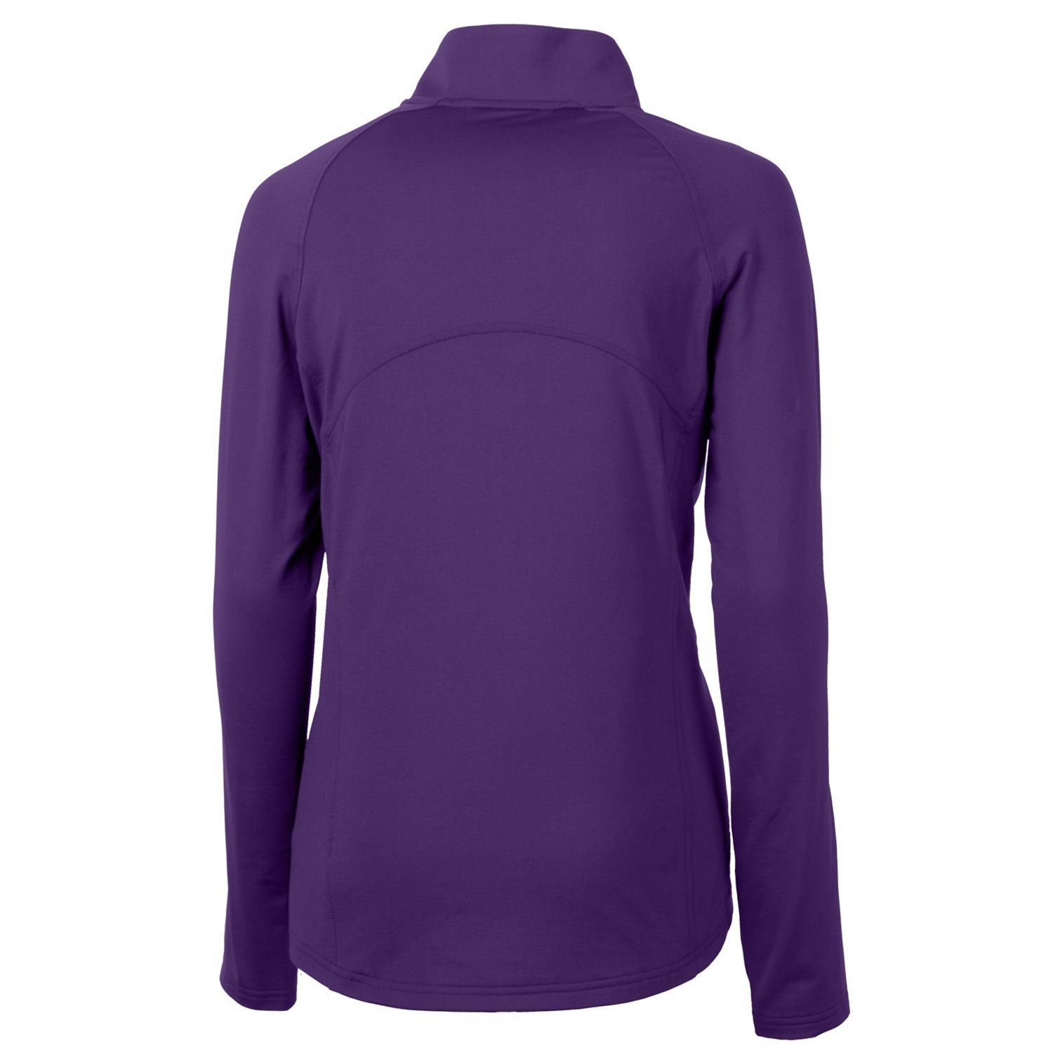 Cutter  Buck LSU Tigers Adapt Eco Knit Stretch Recycled Half-Zip Pullover Top - view number 3