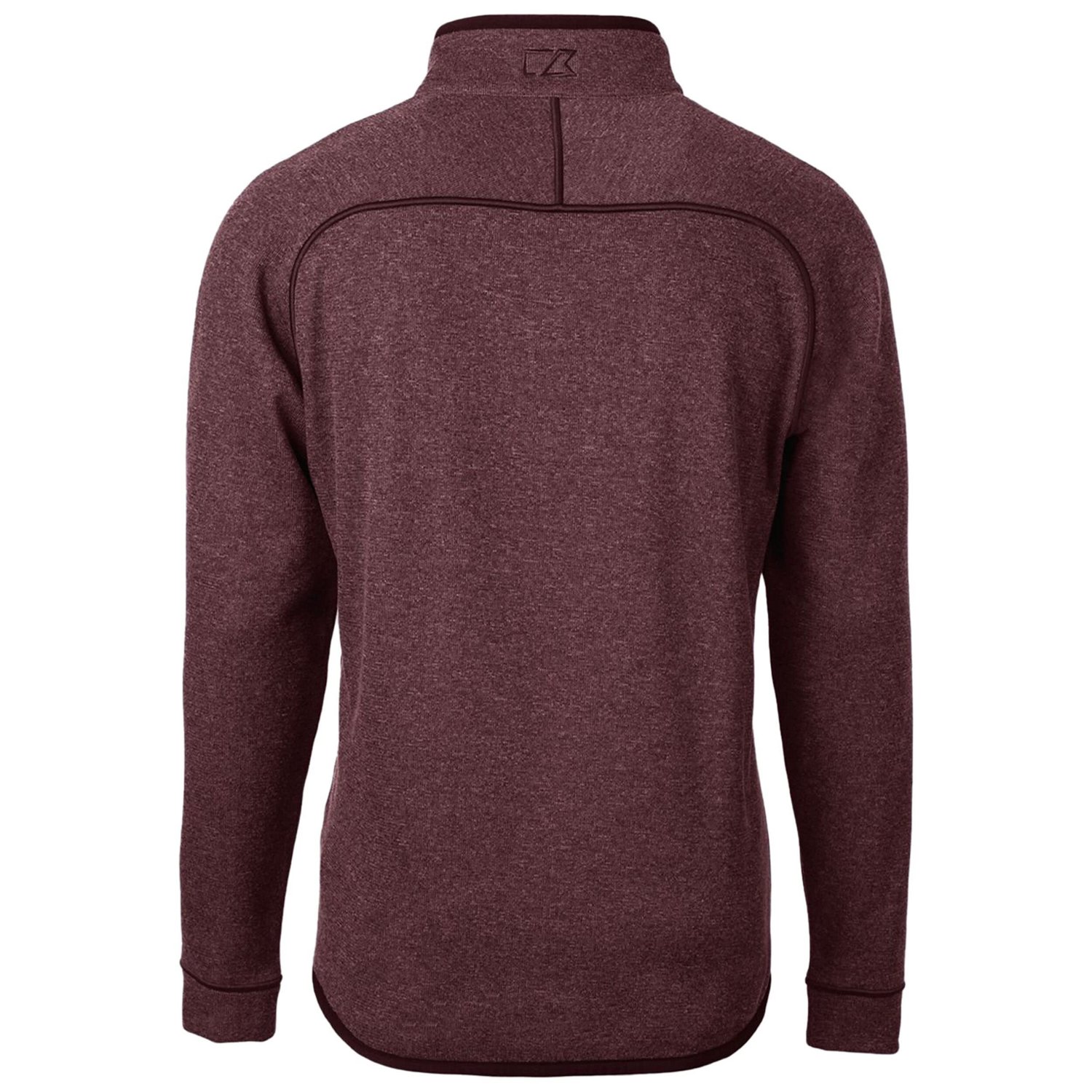 Cutter  Buck Mississippi State Bulldogs Mainsail Sweater-Knit Half-Zip Pullover Jacket                                           - view number 3