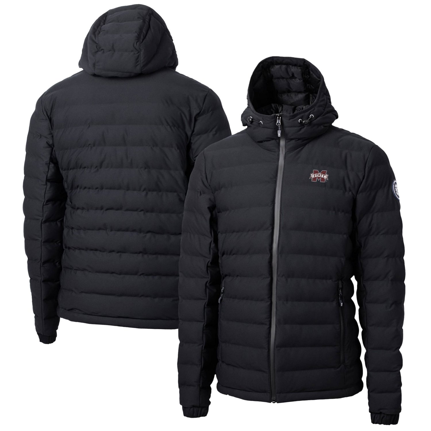 Cutter  Buck Mississippi State Bulldogs Mission Ridge Repreve Eco Insulated Puffer Full-Zip Jacket                               - view number 1