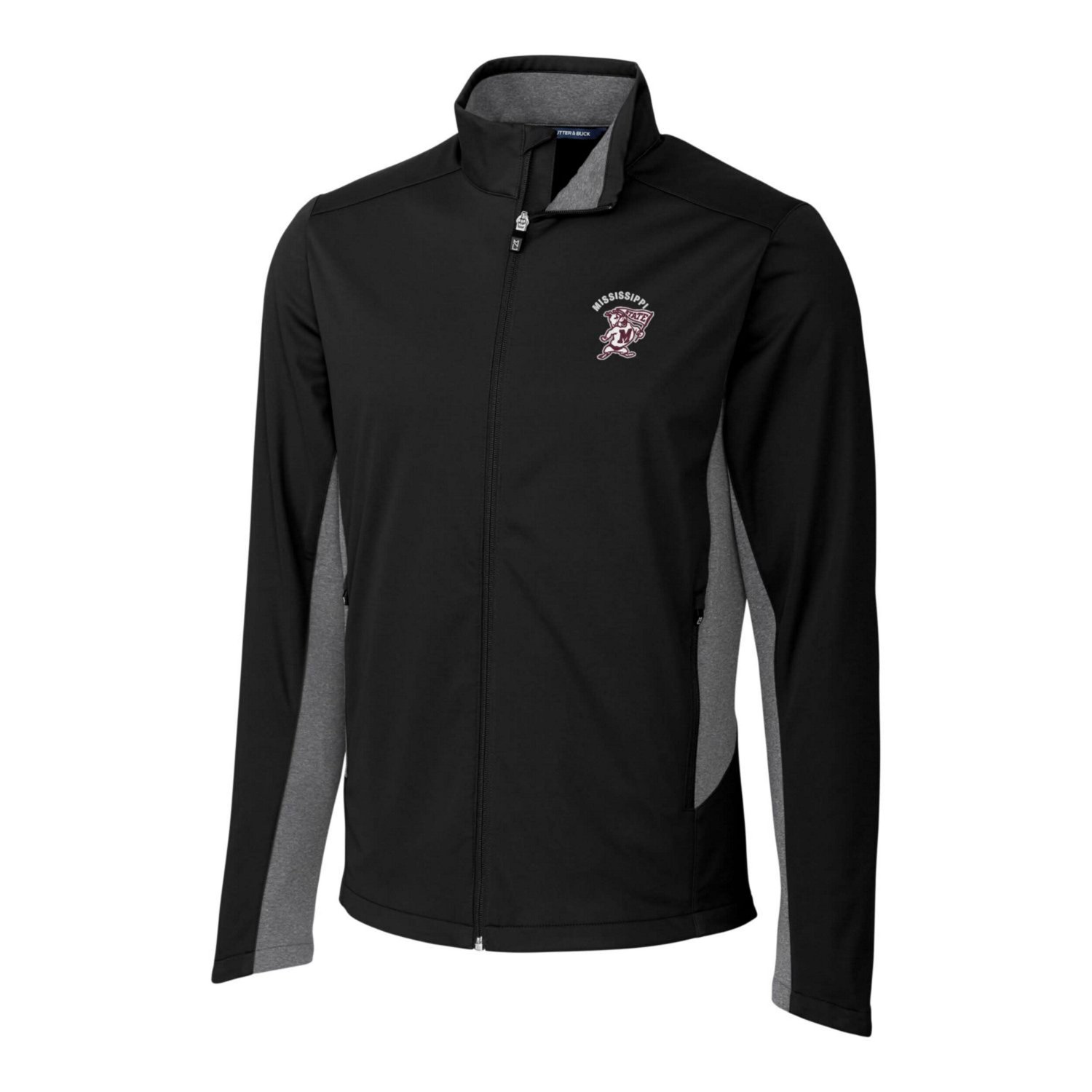Cutter  Buck Mississippi State Bulldogs Navigate Softshell Full-Zip Jacket - view number 2