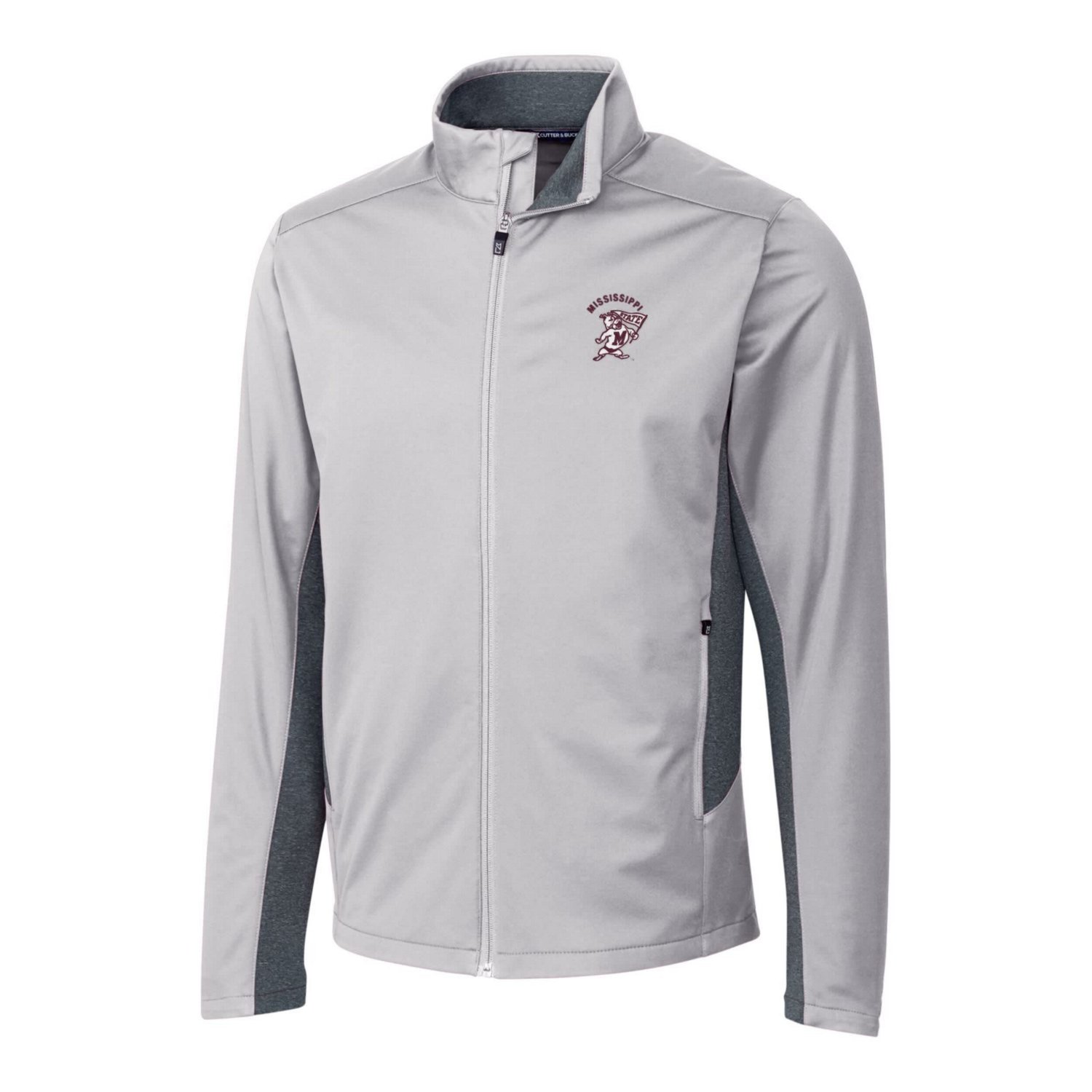 Cutter  Buck Mississippi State Bulldogs Navigate Softshell Full-Zip Jacket - view number 2