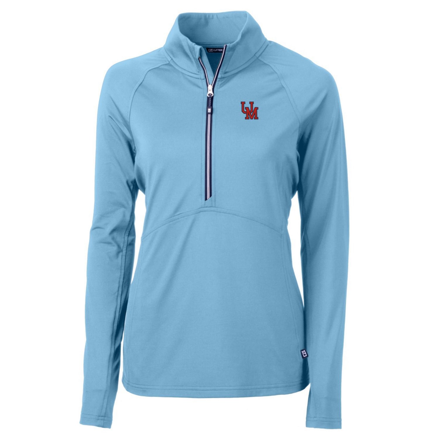 Cutter  Buck Ole Miss Rebels Adapt Eco Knit Stretch Recycled Half-Zip Pullover Top - view number 2