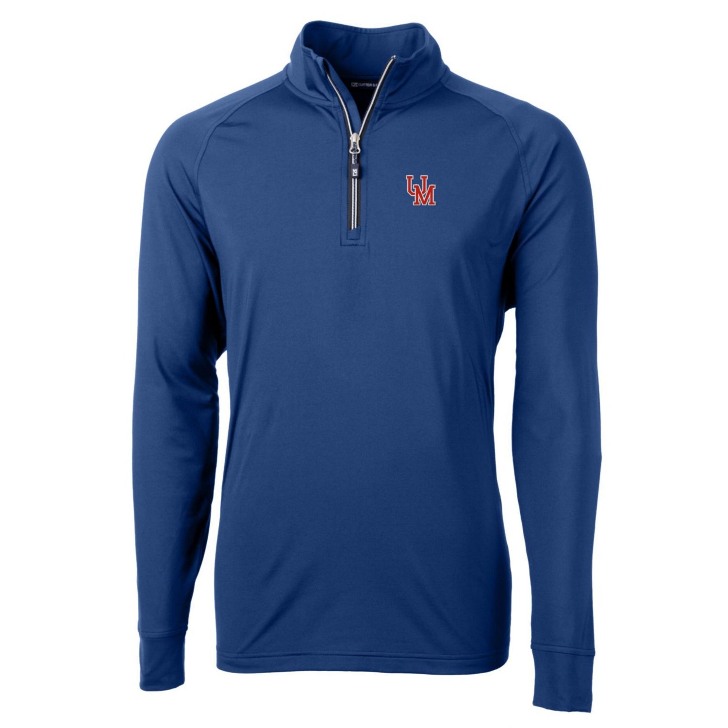 Cutter  Buck Ole Miss Rebels Adapt Eco Knit Stretch Recycled Quarter-Zip Pullover Top - view number 2