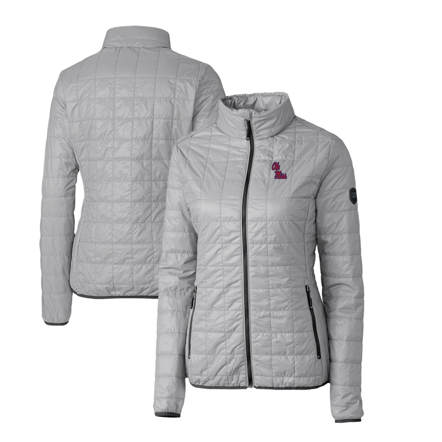 Cutter  Buck Ole Miss Rebels Rainier Eco Insulated Puffer Full-Zip Jacket