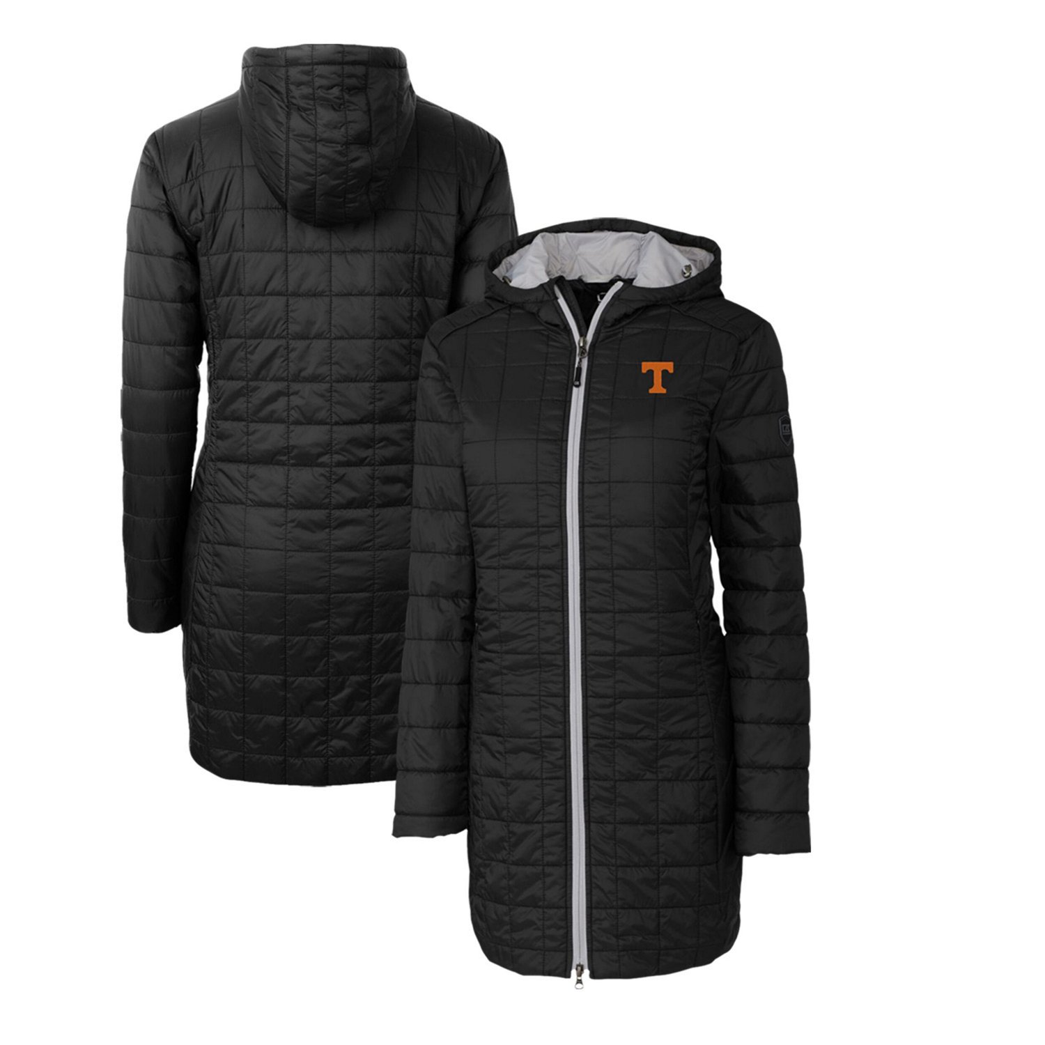 Cutter  Buck Tennessee Volunteers Rainier Primaloft Eco Hooded Long Coat                                                         - view number 1