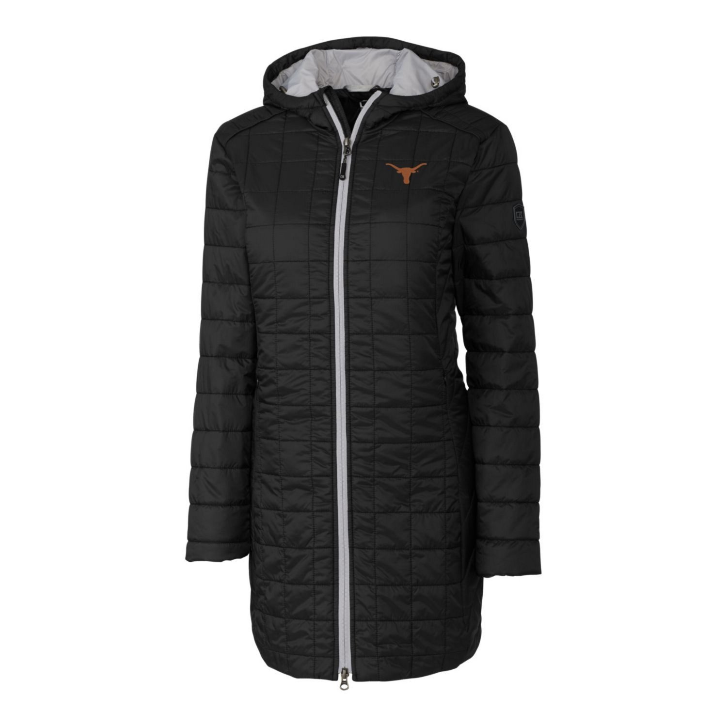 Cutter  Buck Texas Longhorns Rainier Primaloft Eco Hooded Long Coat                                                              - view number 2