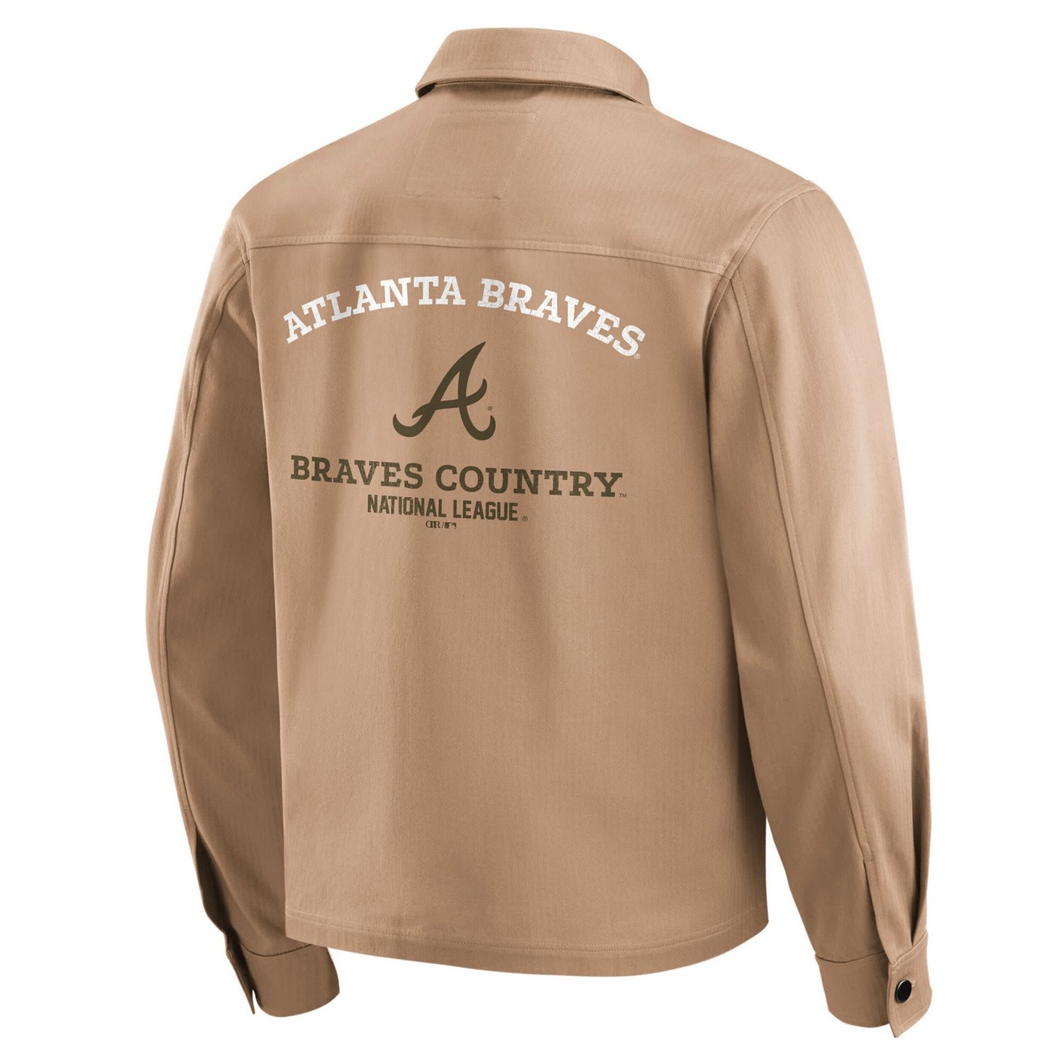 Darius Rucker Collection by Fanatics Atlanta Braves Distressed Washed Full-Zip Jacket - view number 3