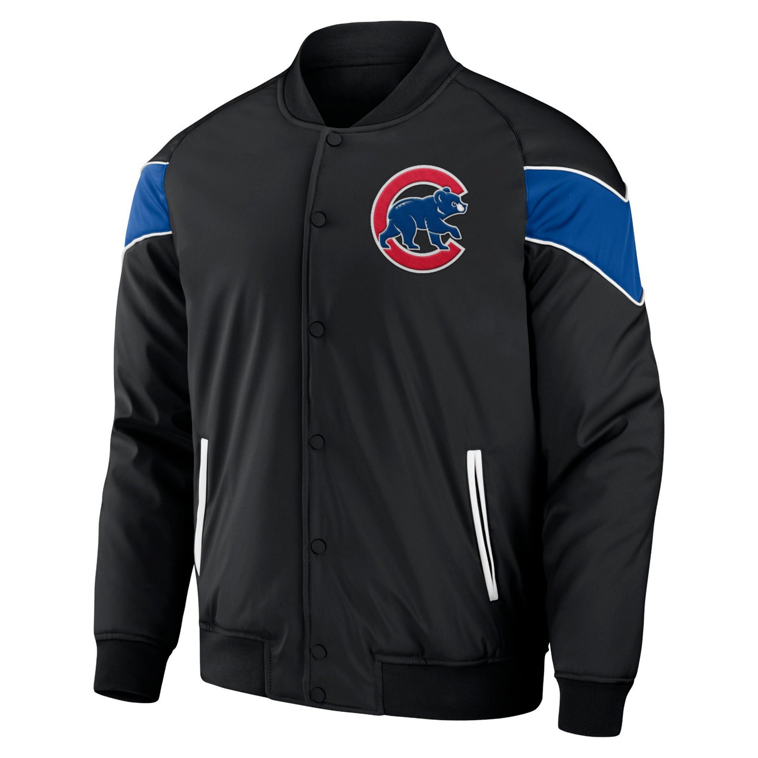 Darius Rucker Collection by Fanatics Chicago Cubs Baseball Raglan Full-Snap Jacket - view number 2