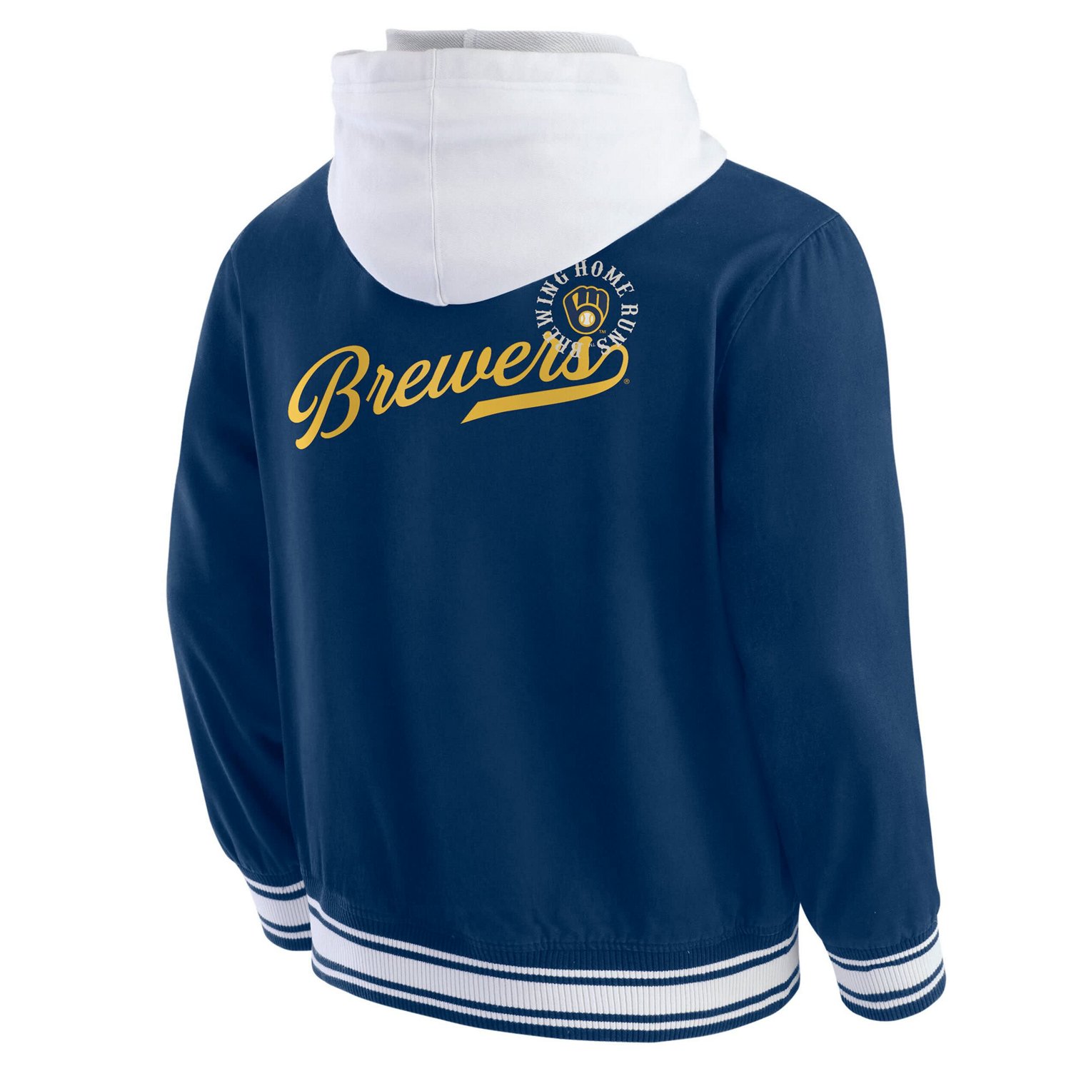 Darius Rucker Collection by Fanatics Milwaukee Brewers Full-Snap Hooded Jacket - view number 3