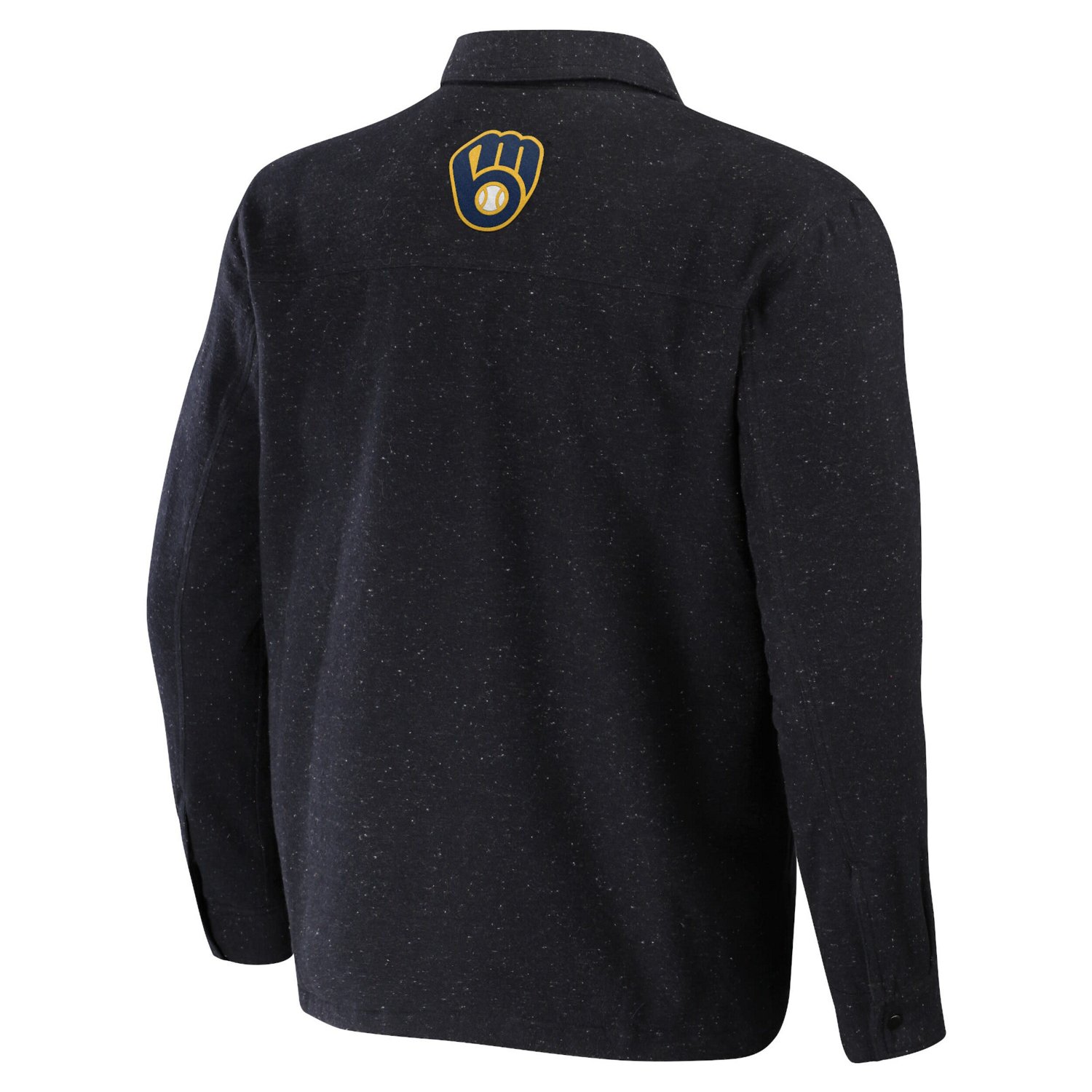 Darius Rucker Collection by Fanatics Milwaukee Brewers Ringstop Full-Snap Shacket - view number 3