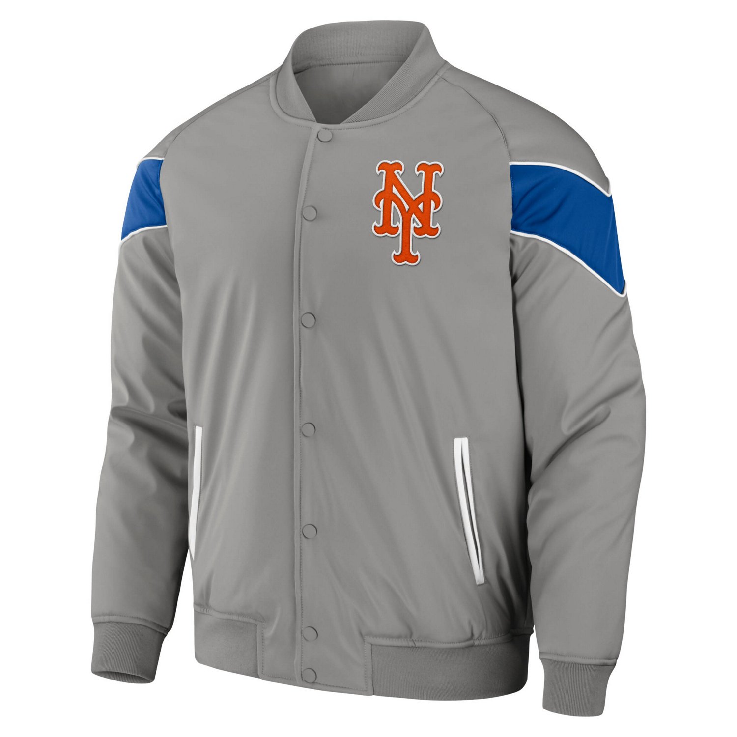 Darius Rucker Collection by Fanatics New York Mets Baseball Raglan Full-Snap Jacket