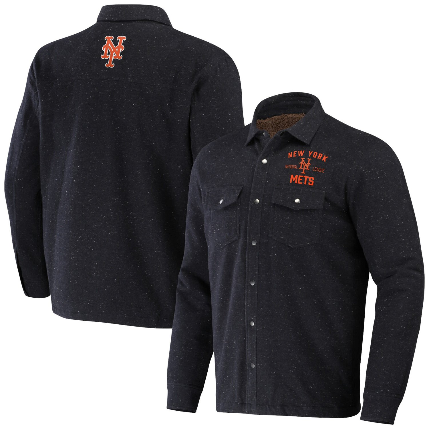 Darius Rucker Collection by Fanatics New York Mets Ringstop Full-Snap Shacket