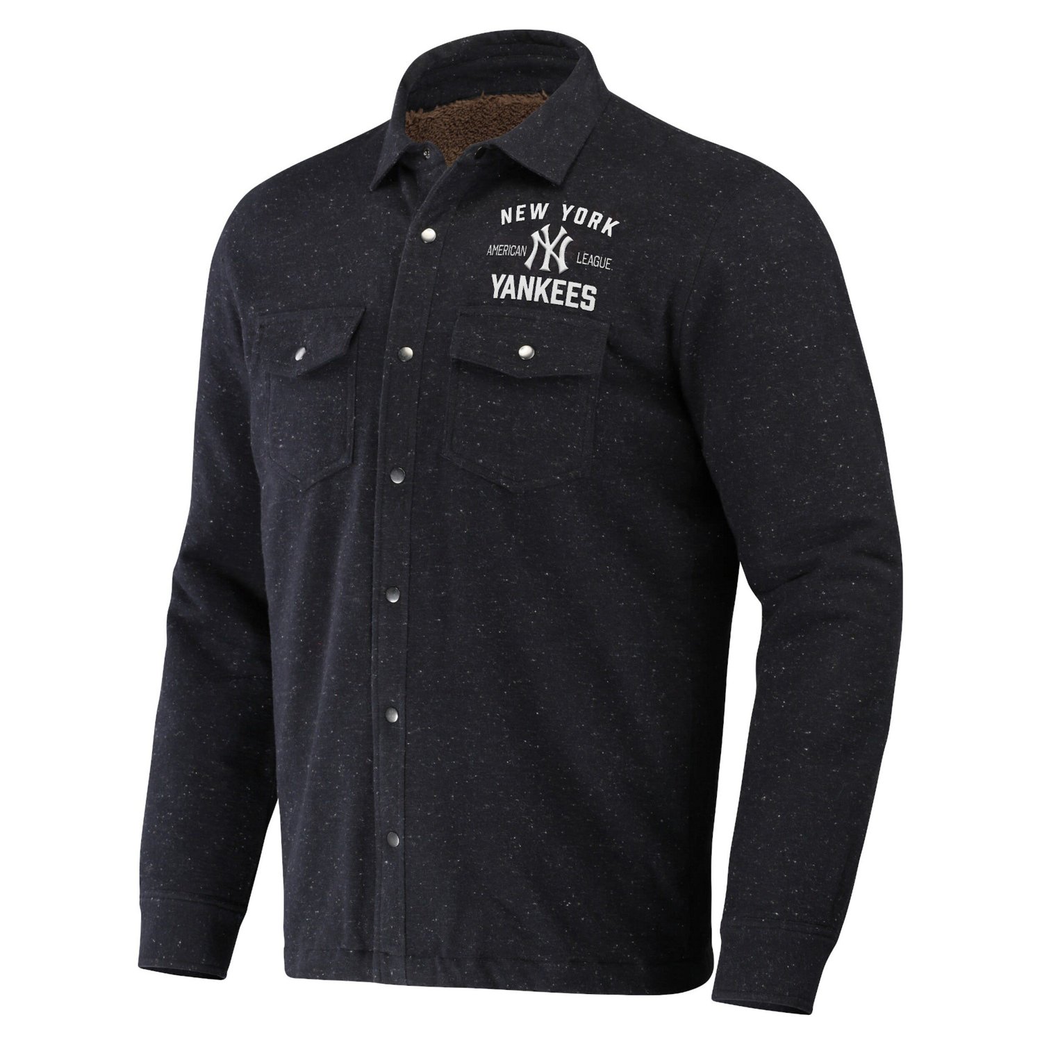 Darius Rucker Collection by Fanatics New York Yankees Ringstop Full-Snap Shacket - view number 2