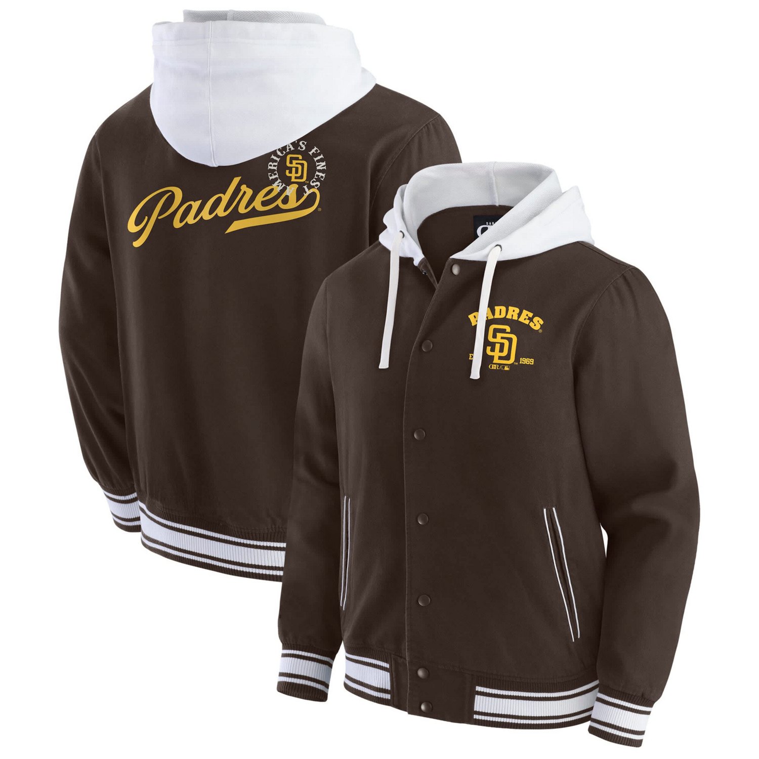 Darius Rucker Collection by Fanatics San Diego Padres Full-Snap Hooded Jacket