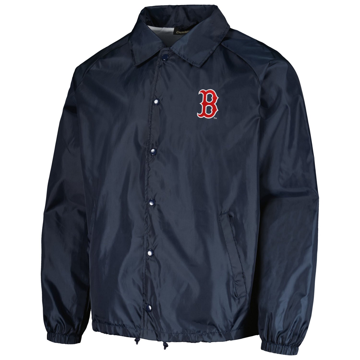 Dunbrooke Boston Red Sox Coach's Raglan Full-Snap Windbreaker Jacket - view number 2