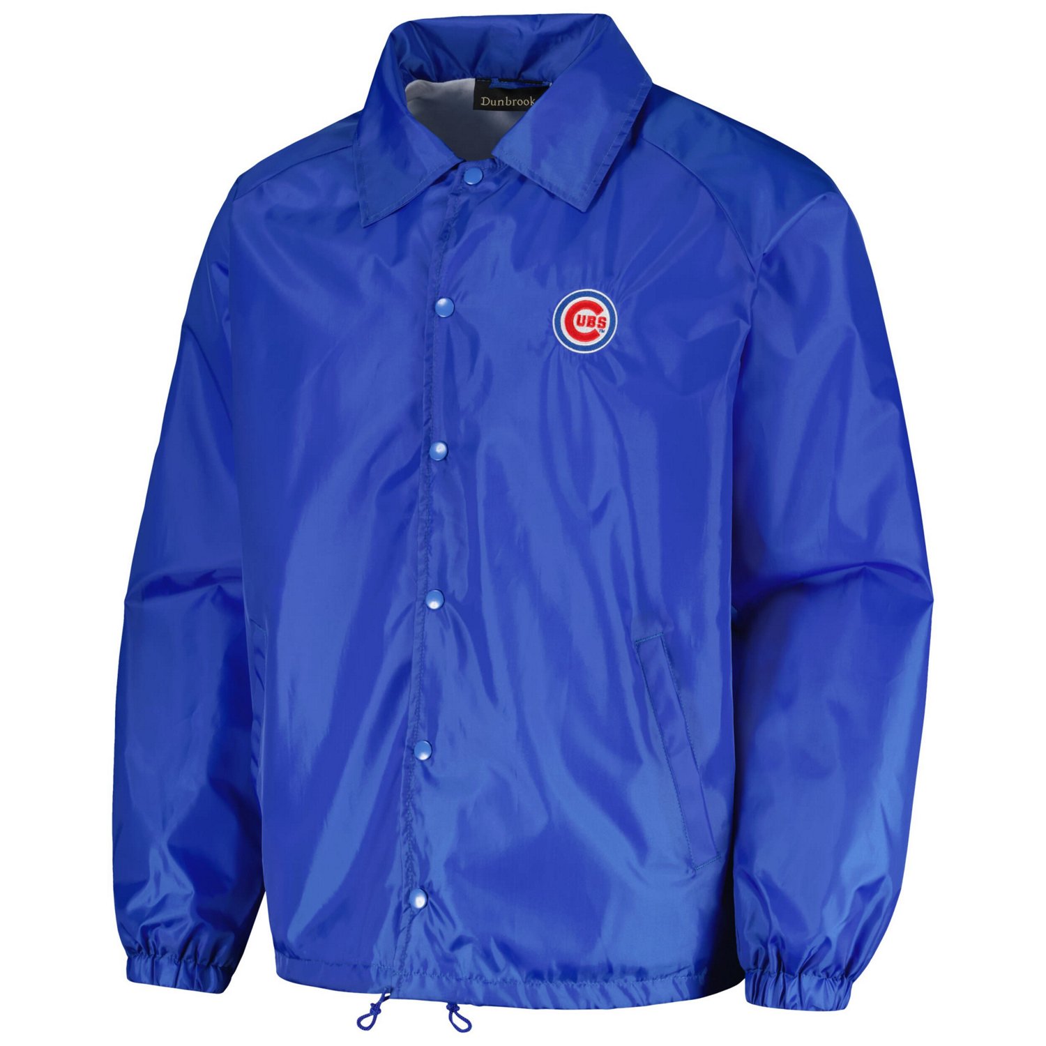 Dunbrooke Chicago Cubs Coach's Raglan Full-Snap Windbreaker Jacket - view number 2