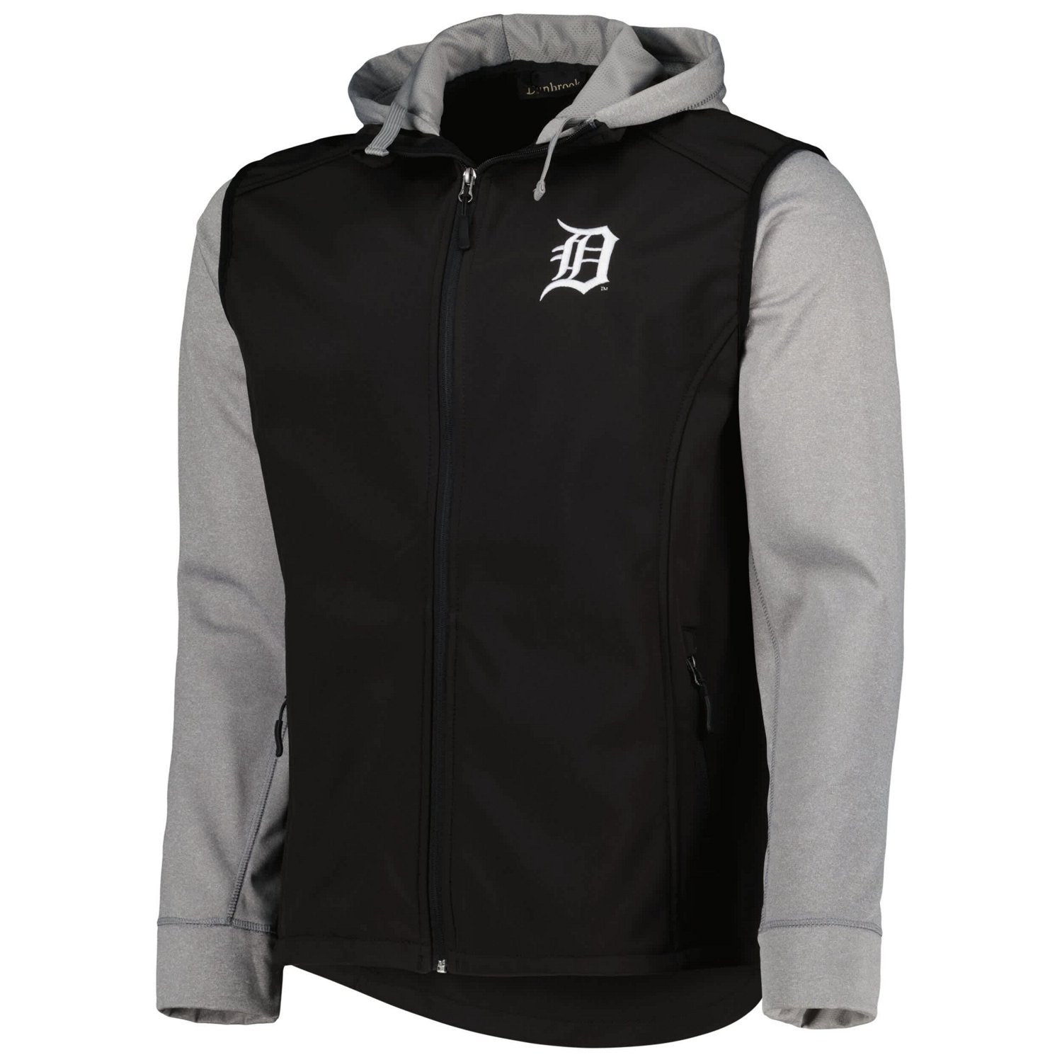 Dunbrooke Heather Gray Detroit Tigers Alpha Full-Zip Jacket - view number 2