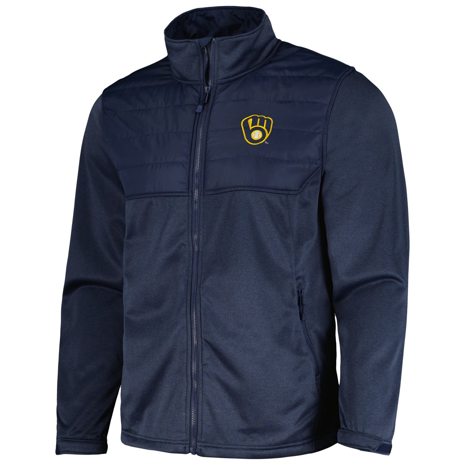 Dunbrooke Heather Milwaukee Brewers Explorer Full-Zip Jacket - view number 2