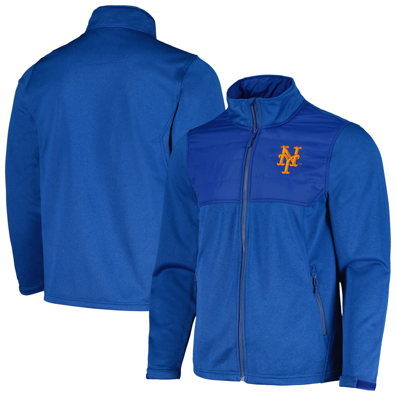 Dunbrooke Heather New York Mets Explorer Full-Zip Jacket