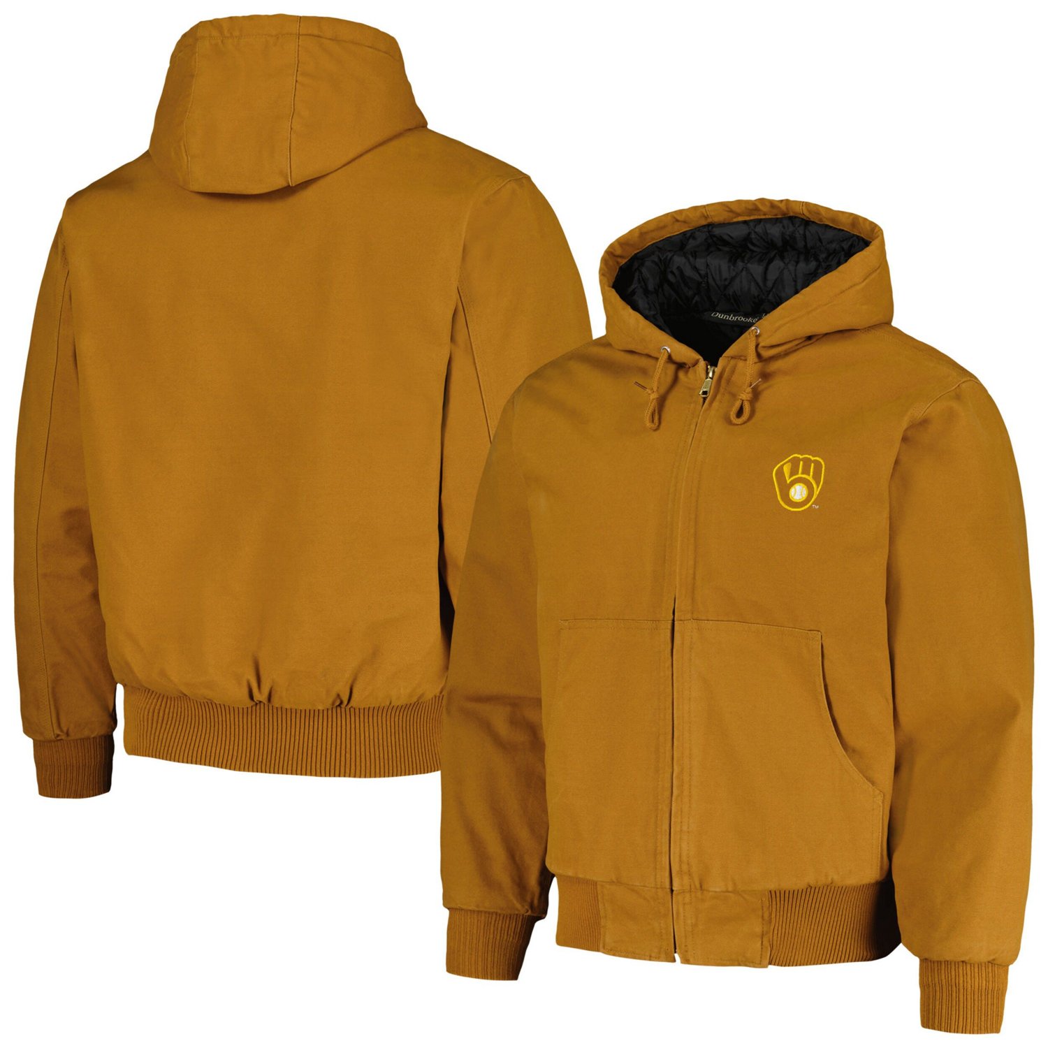 Dunbrooke Milwaukee Brewers Dakota Work Full-Zip Hoodie Jacket - view number 1
